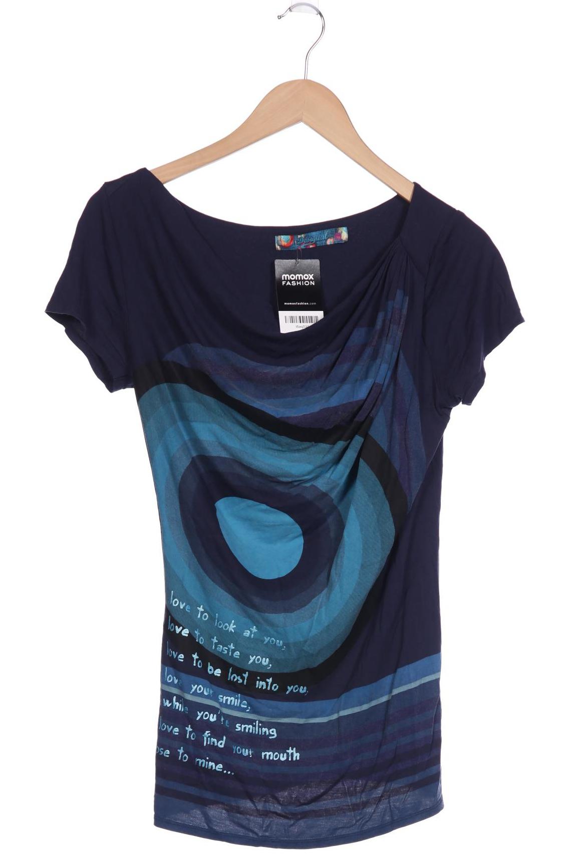 

Desigual Damen T-Shirt, marineblau, Gr. 38