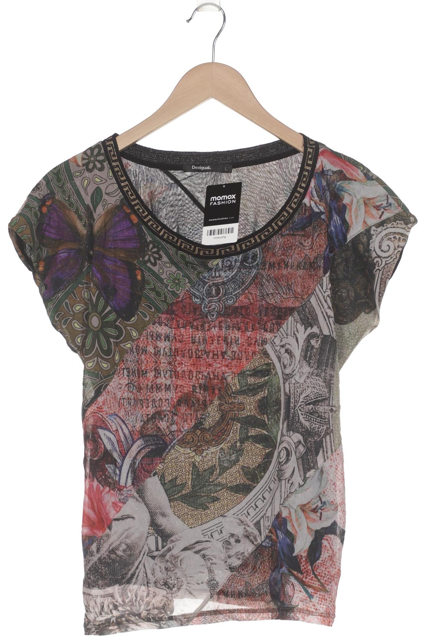 

Desigual Damen T-Shirt, mehrfarbig, Gr. 42