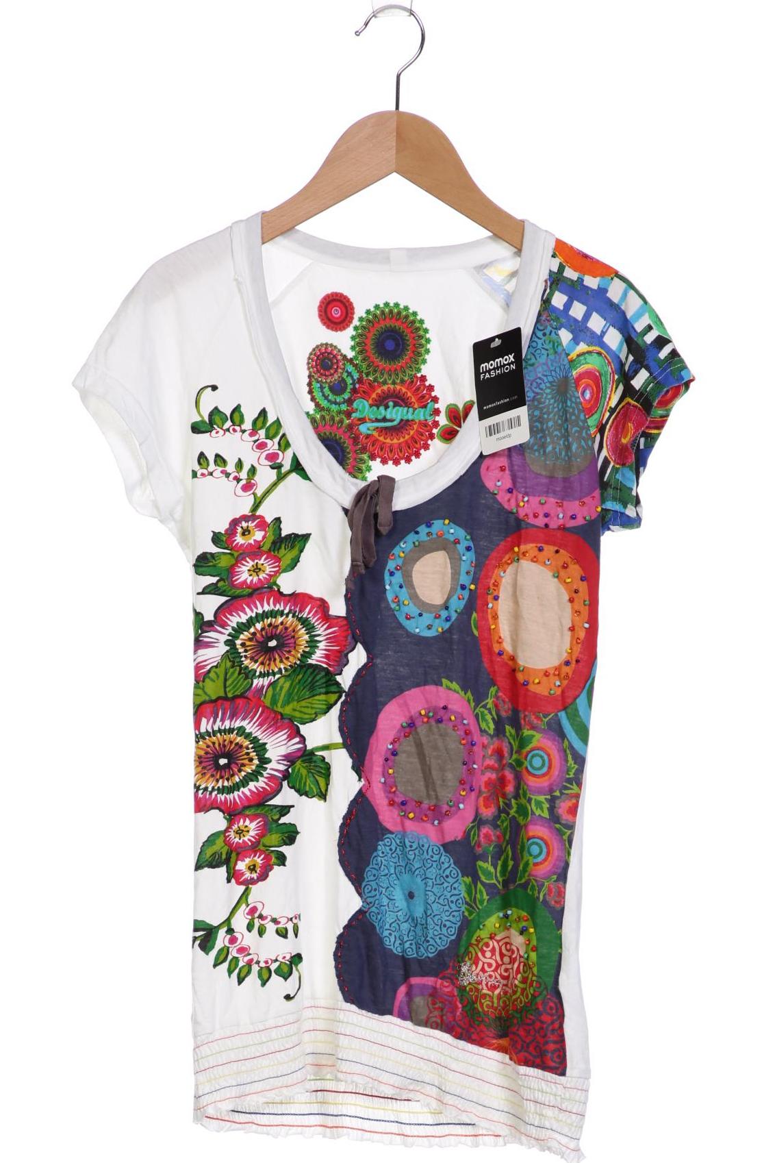 

Desigual Damen T-Shirt, weiß, Gr. 36