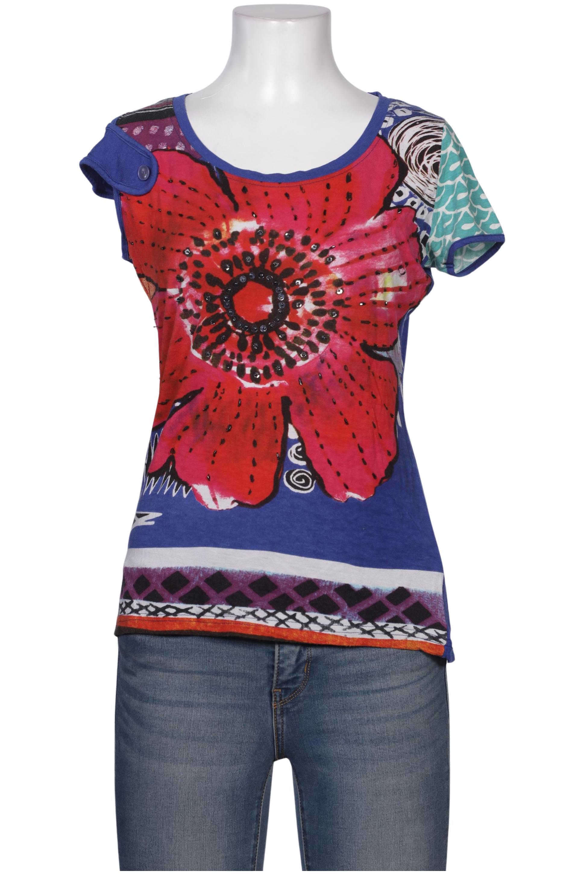 

Desigual Damen T-Shirt, blau, Gr. 36