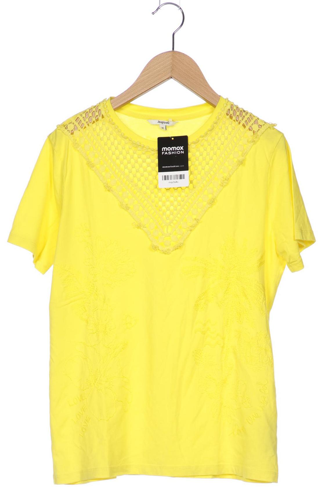 

Desigual Damen T-Shirt, gelb