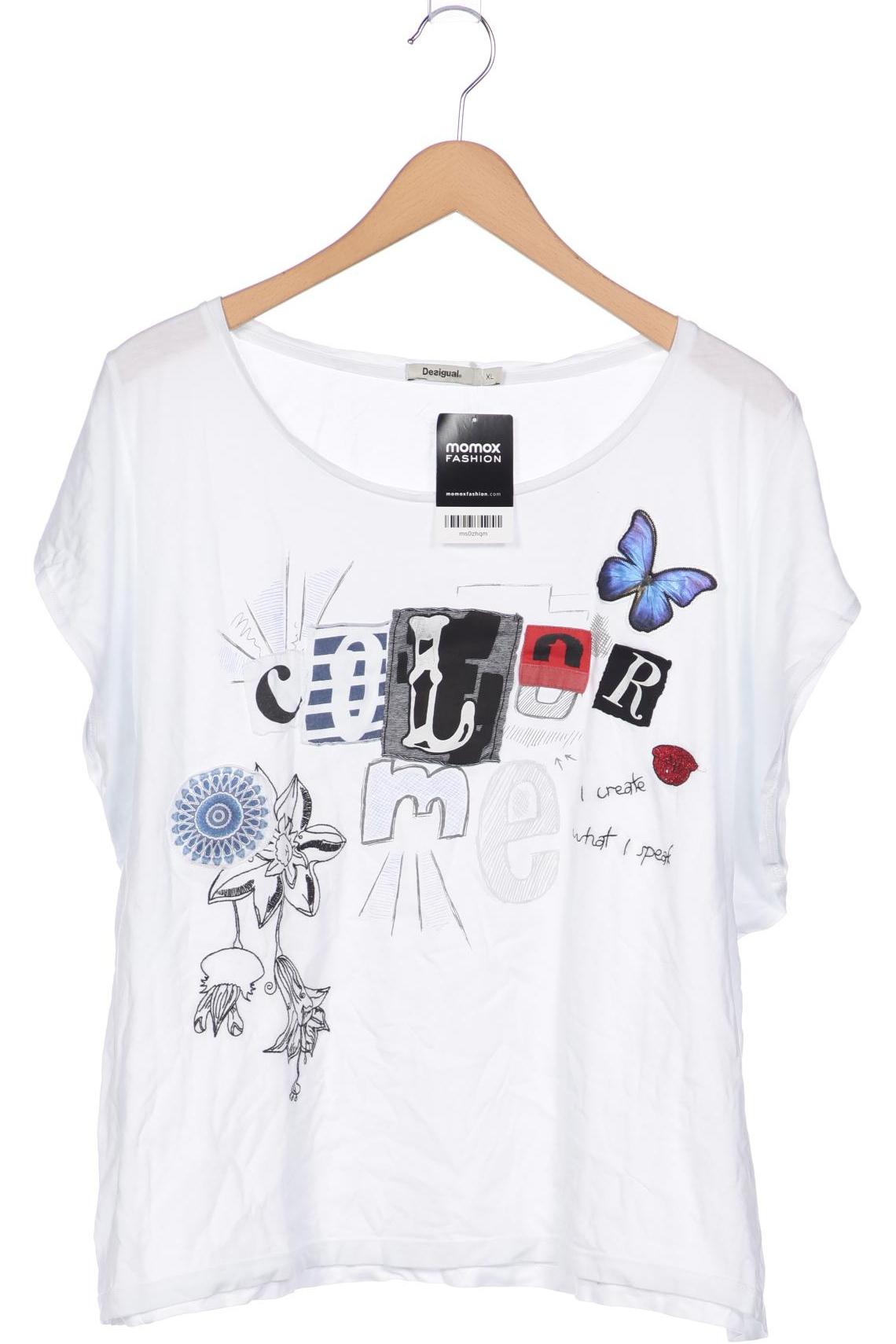 

Desigual Damen T-Shirt, weiß, Gr. 44