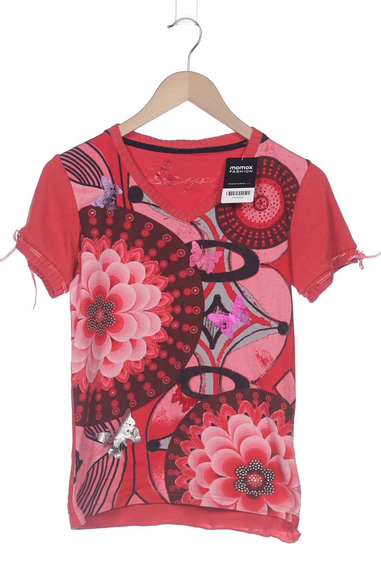 

Desigual Damen T-Shirt, rot, Gr. 38