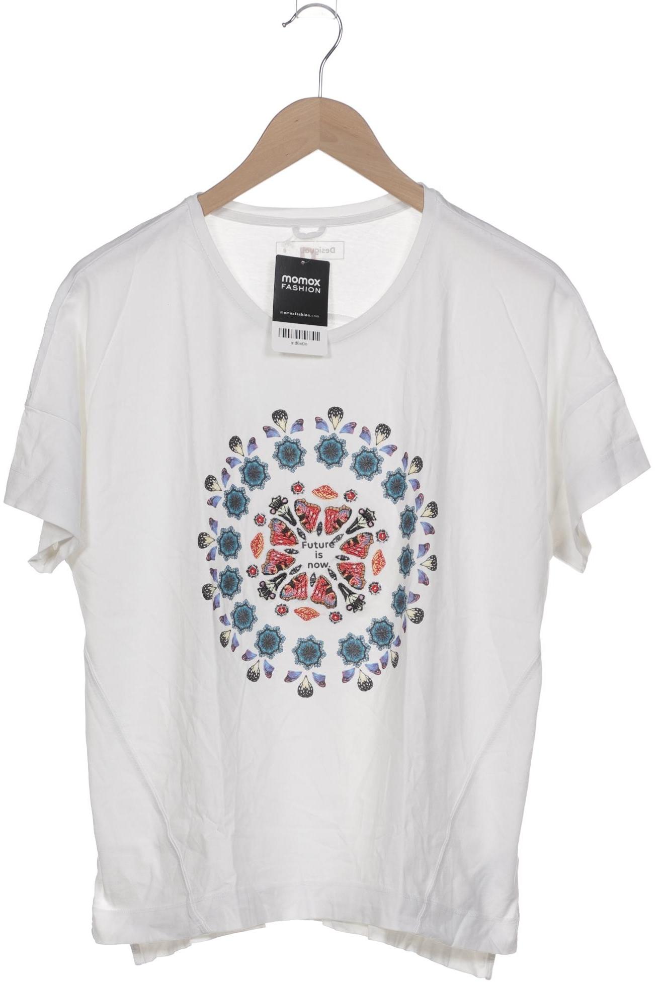 

Desigual Damen T-Shirt, weiß, Gr. 36