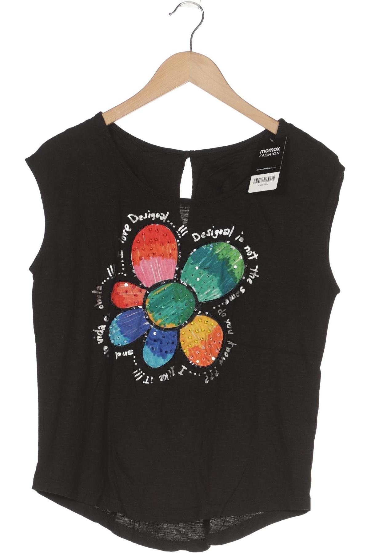 

Desigual Damen T-Shirt, schwarz, Gr. 36