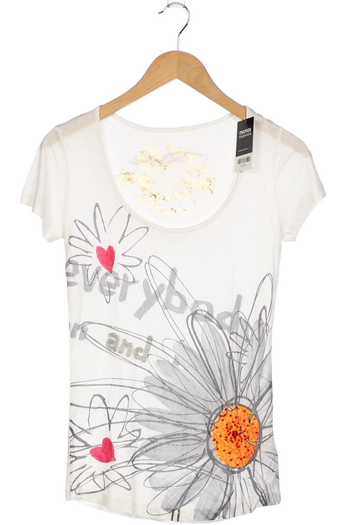 

Desigual Damen T-Shirt, weiß, Gr. 36