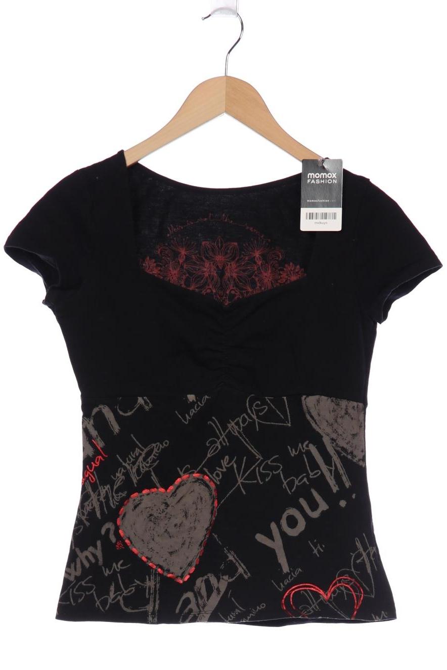 

Desigual Damen T-Shirt, schwarz, Gr. 38