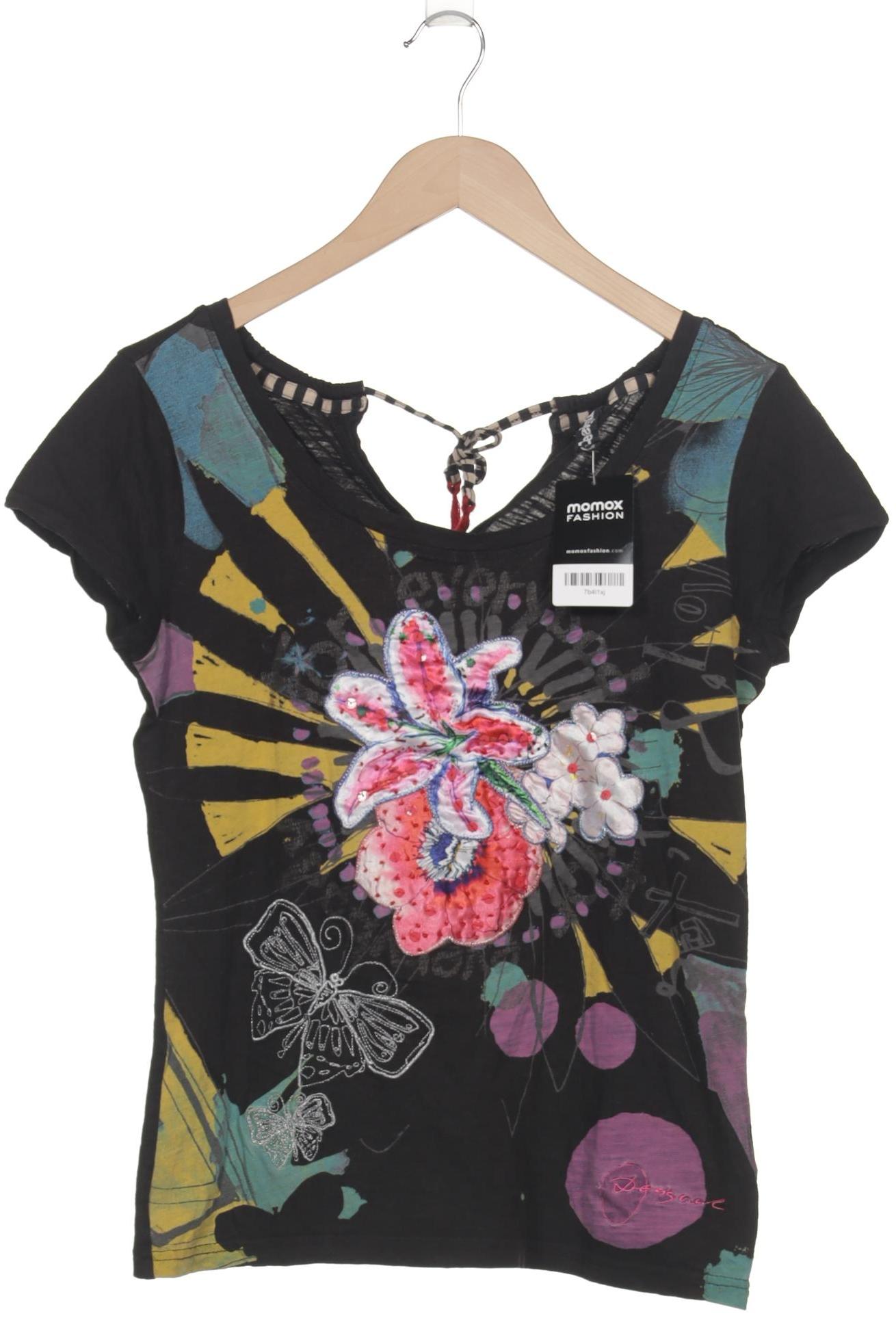 

Desigual Damen T-Shirt, schwarz, Gr. 42