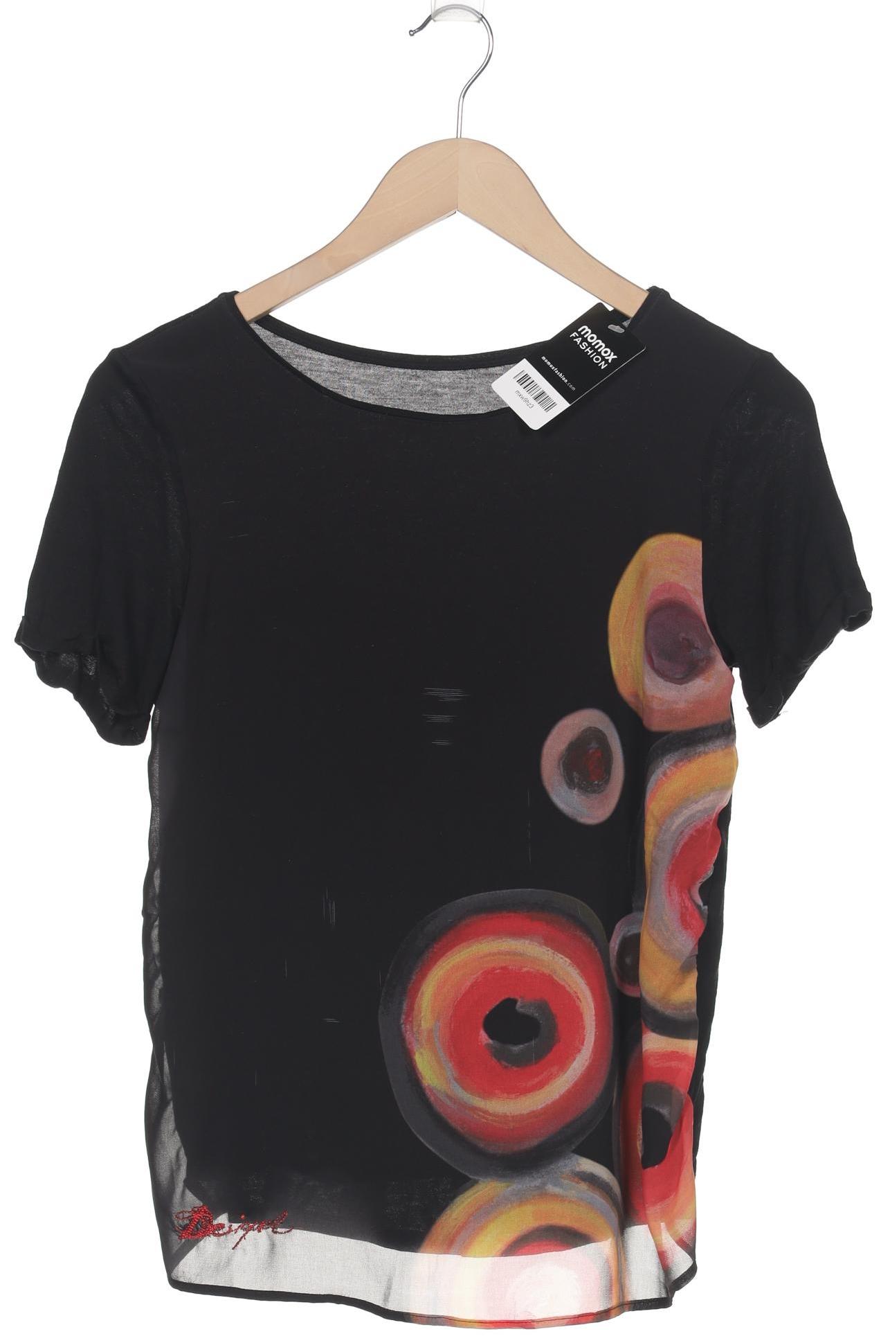 

Desigual Damen T-Shirt, schwarz, Gr. 38