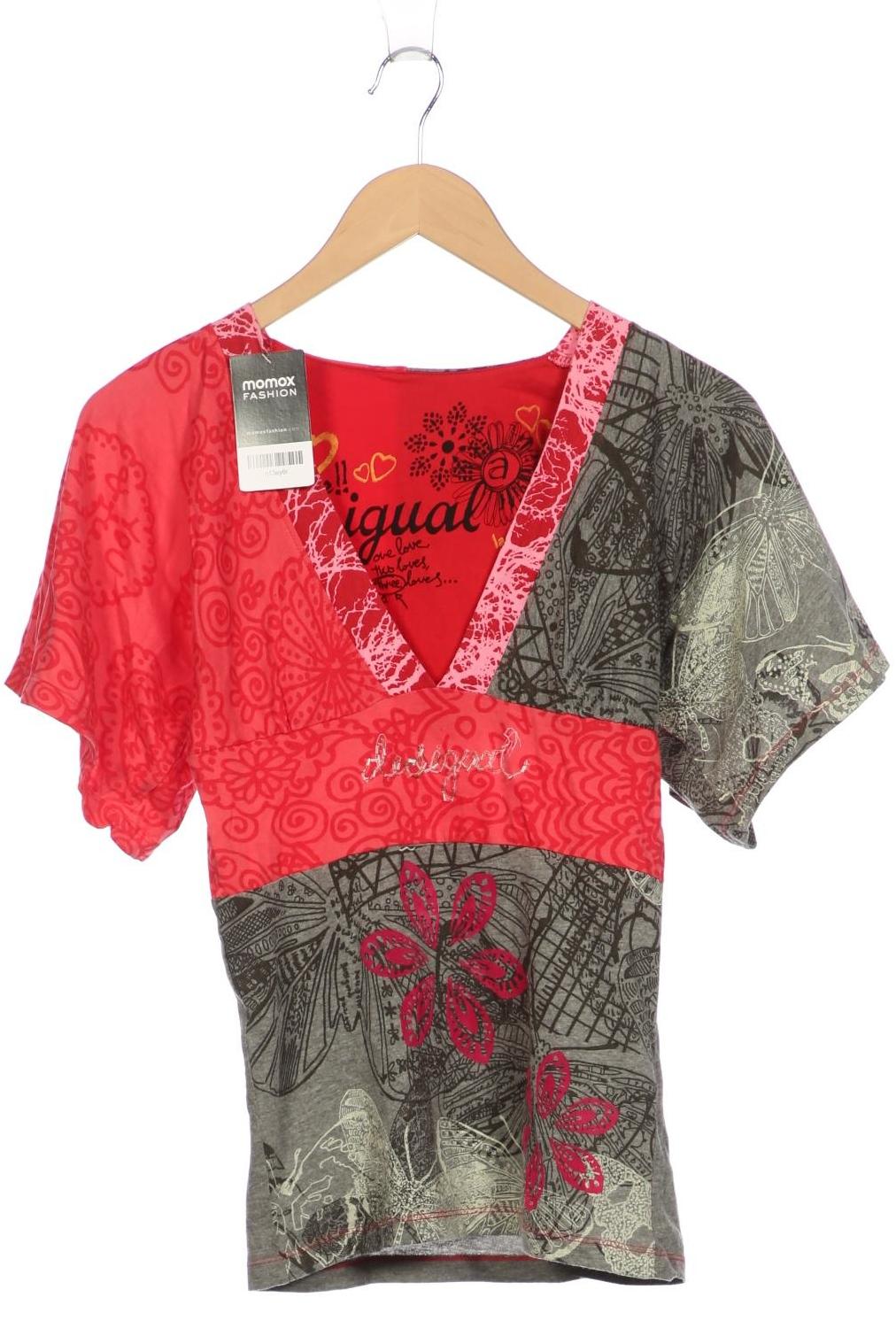 

Desigual Damen T-Shirt, mehrfarbig, Gr. 36