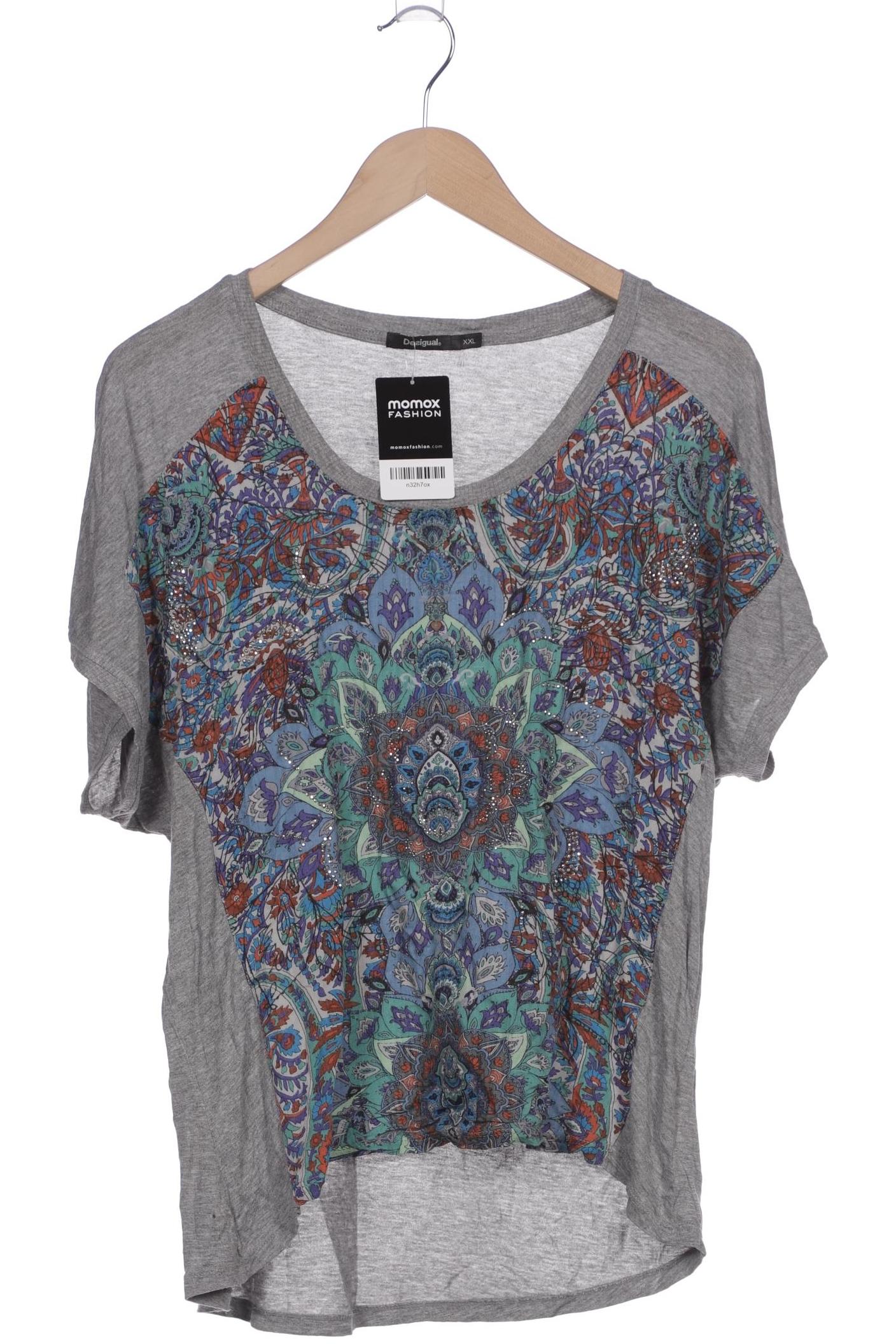 

Desigual Damen T-Shirt, grau, Gr. 46