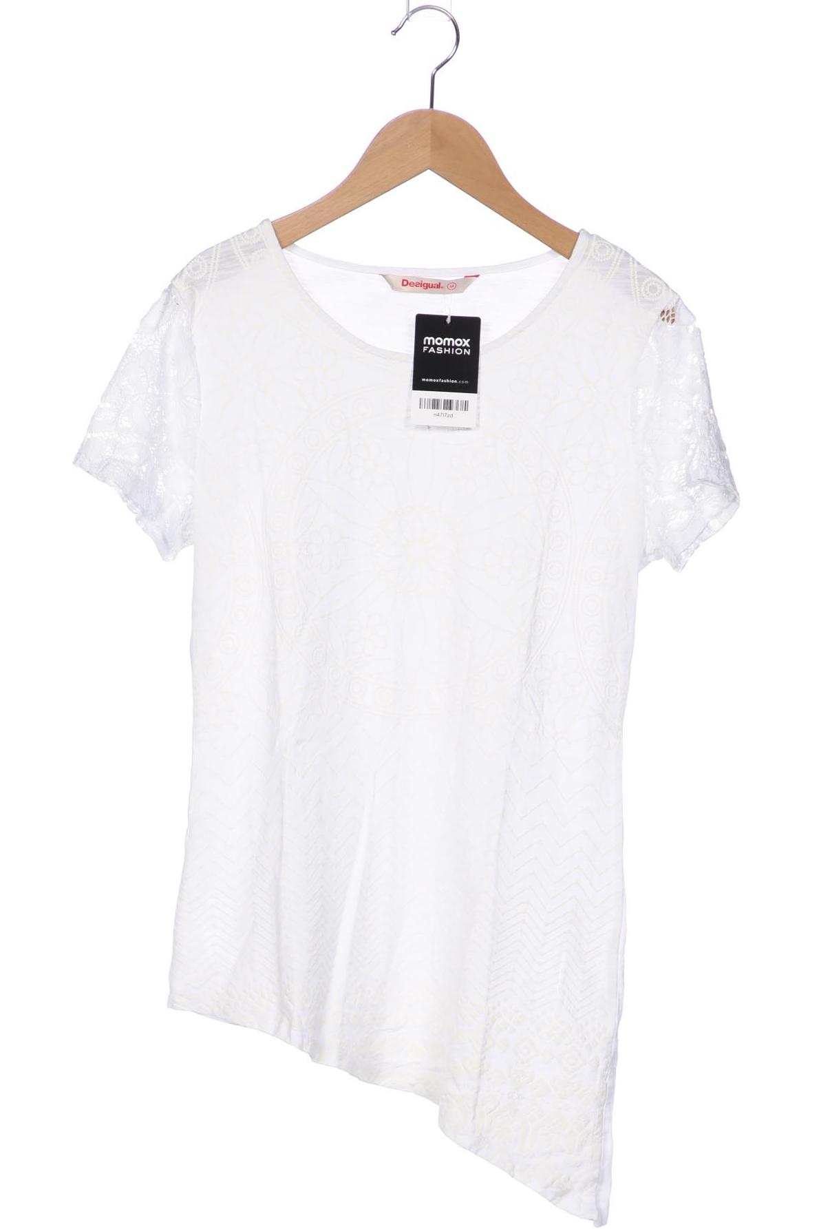 

Desigual Damen T-Shirt, weiß, Gr. 38
