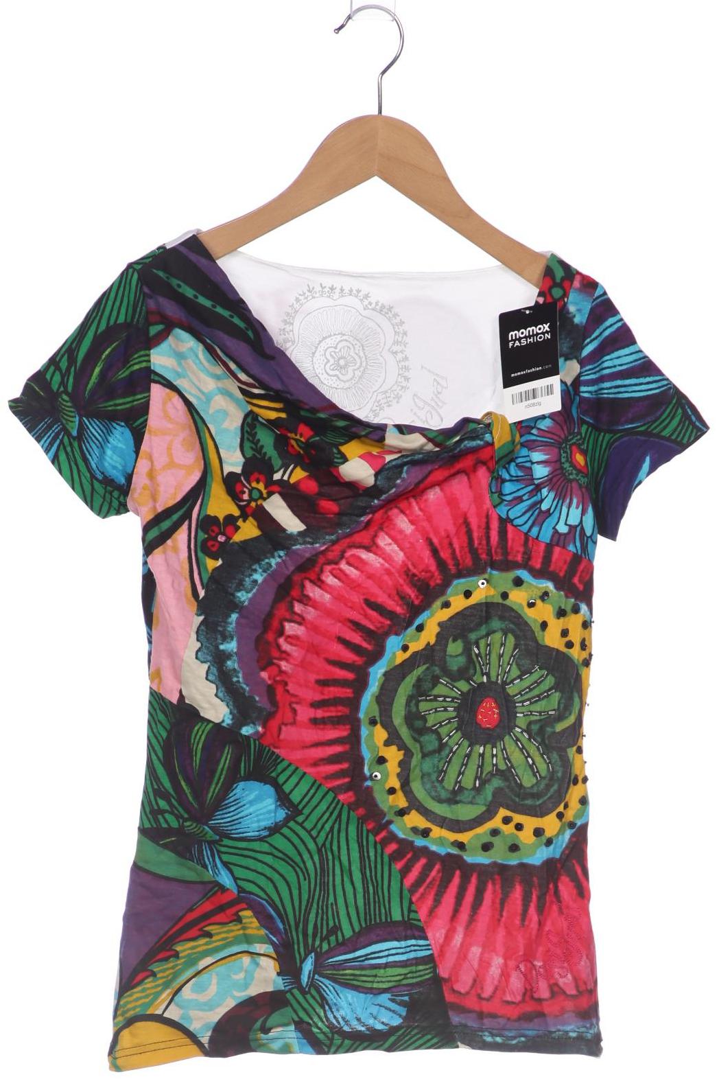 

Desigual Damen T-Shirt, grün, Gr. 34