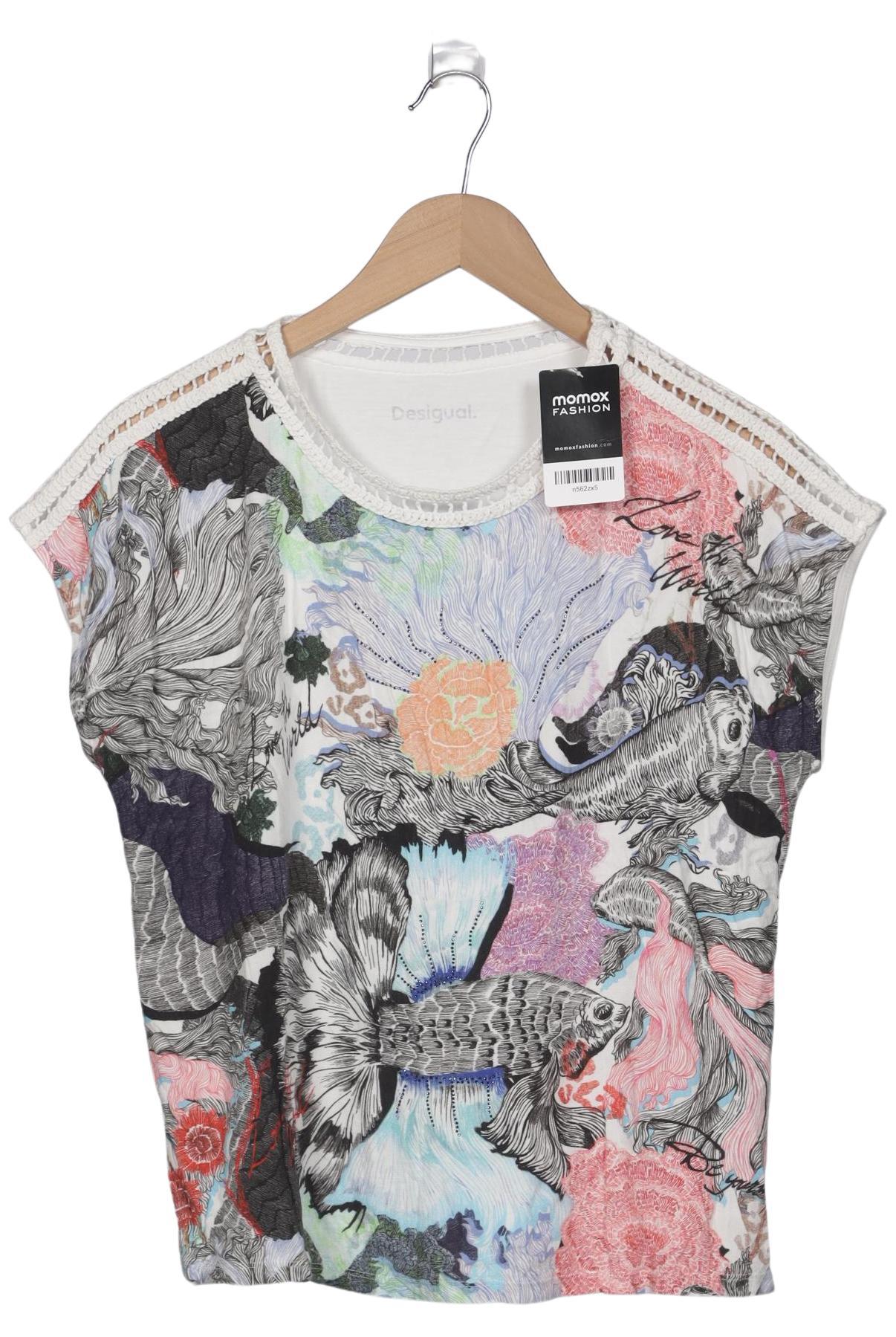 

Desigual Damen T-Shirt, weiß, Gr. 44