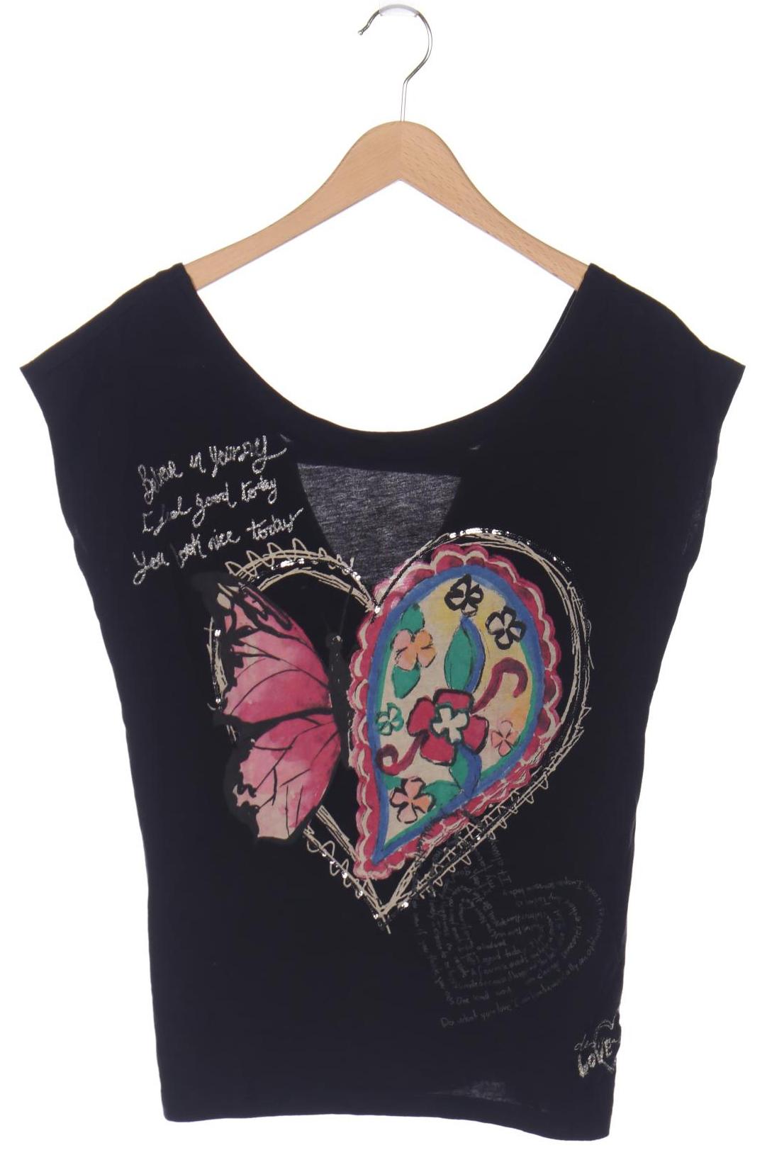 

Desigual Damen T-Shirt, schwarz