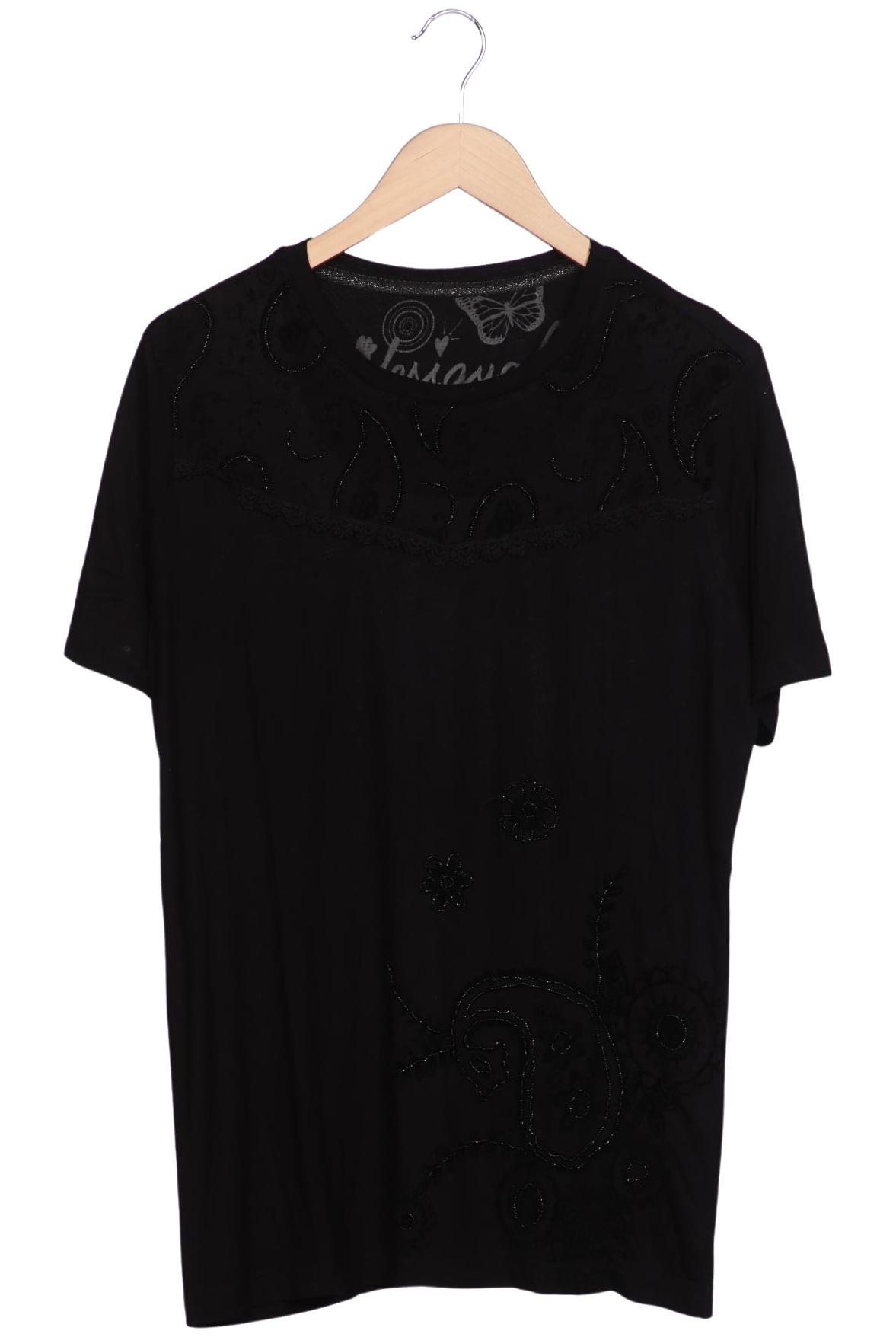 

Desigual Damen T-Shirt, schwarz, Gr. 42