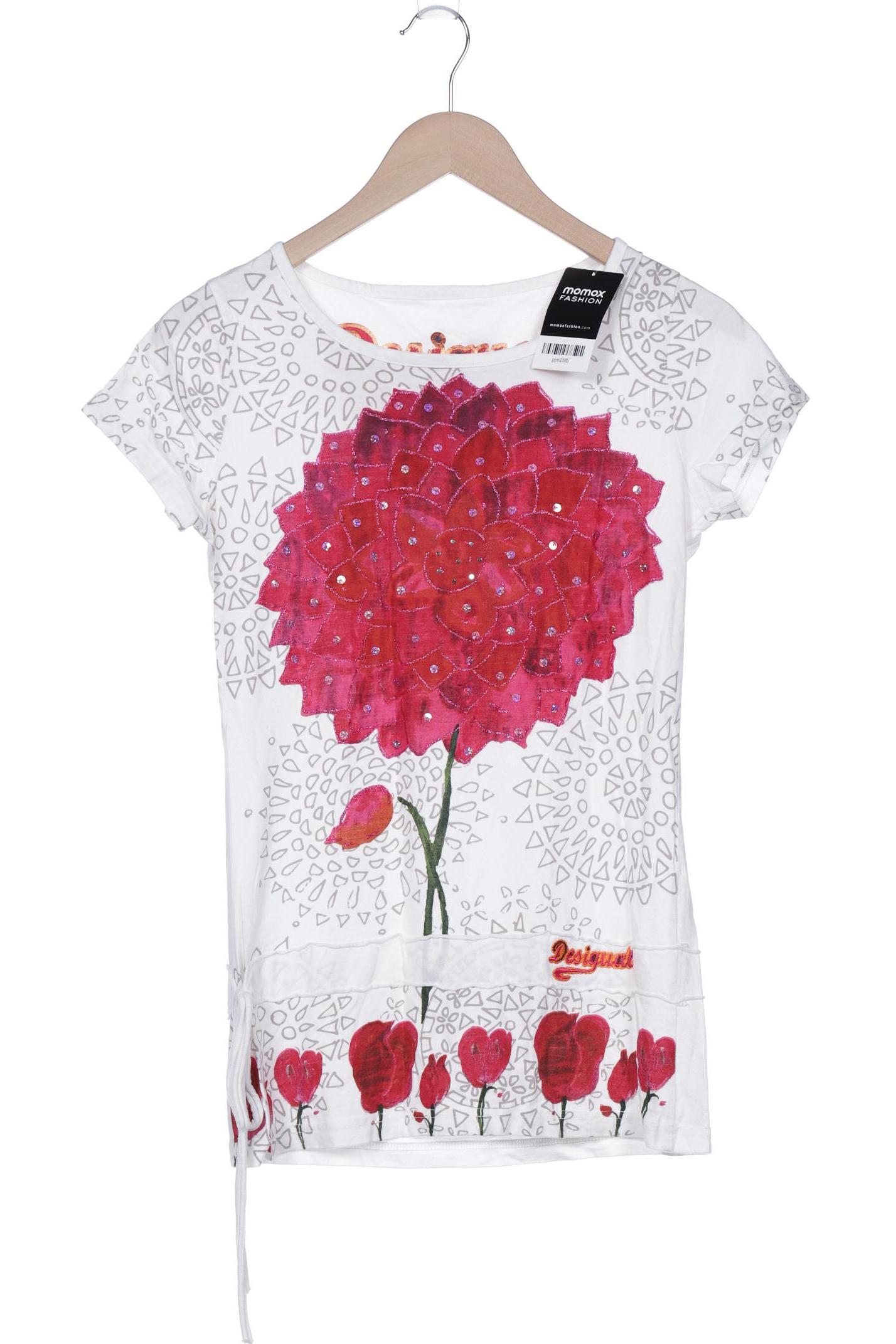

Desigual Damen T-Shirt, weiß, Gr. 36