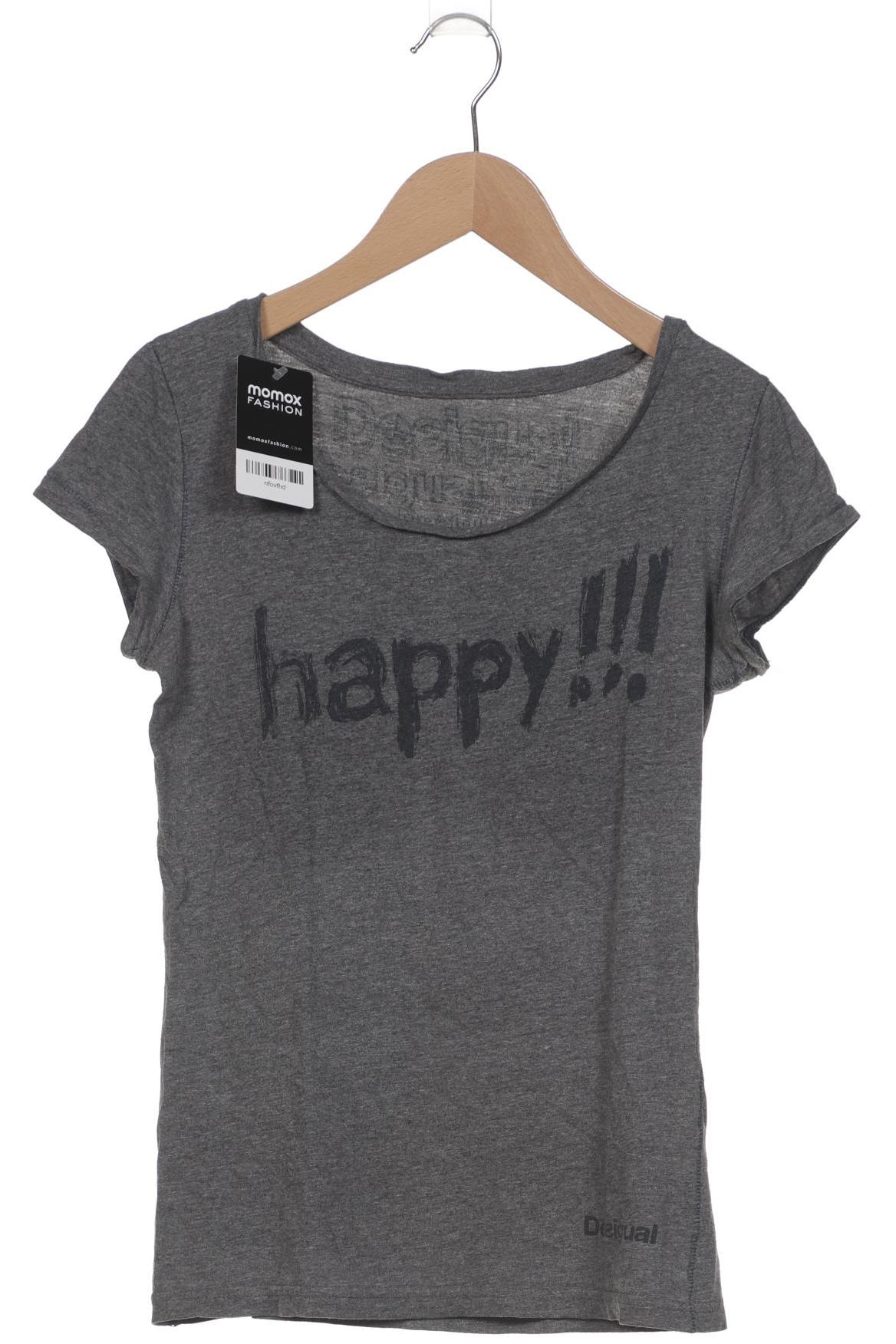 

Desigual Damen T-Shirt, grau, Gr. 38