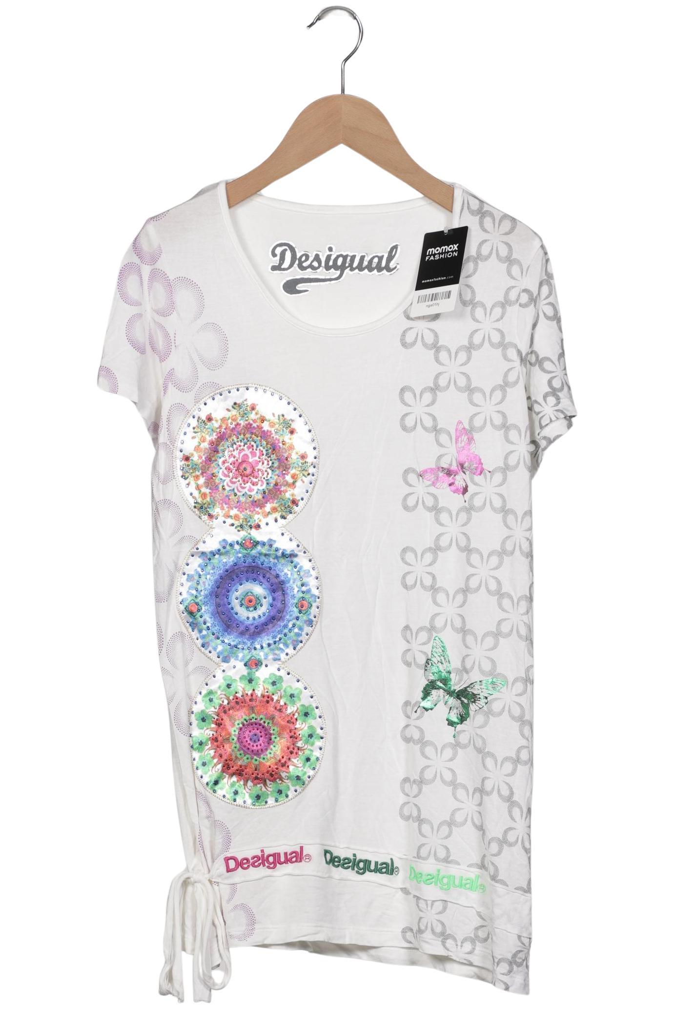 

Desigual Damen T-Shirt, weiß, Gr. 42