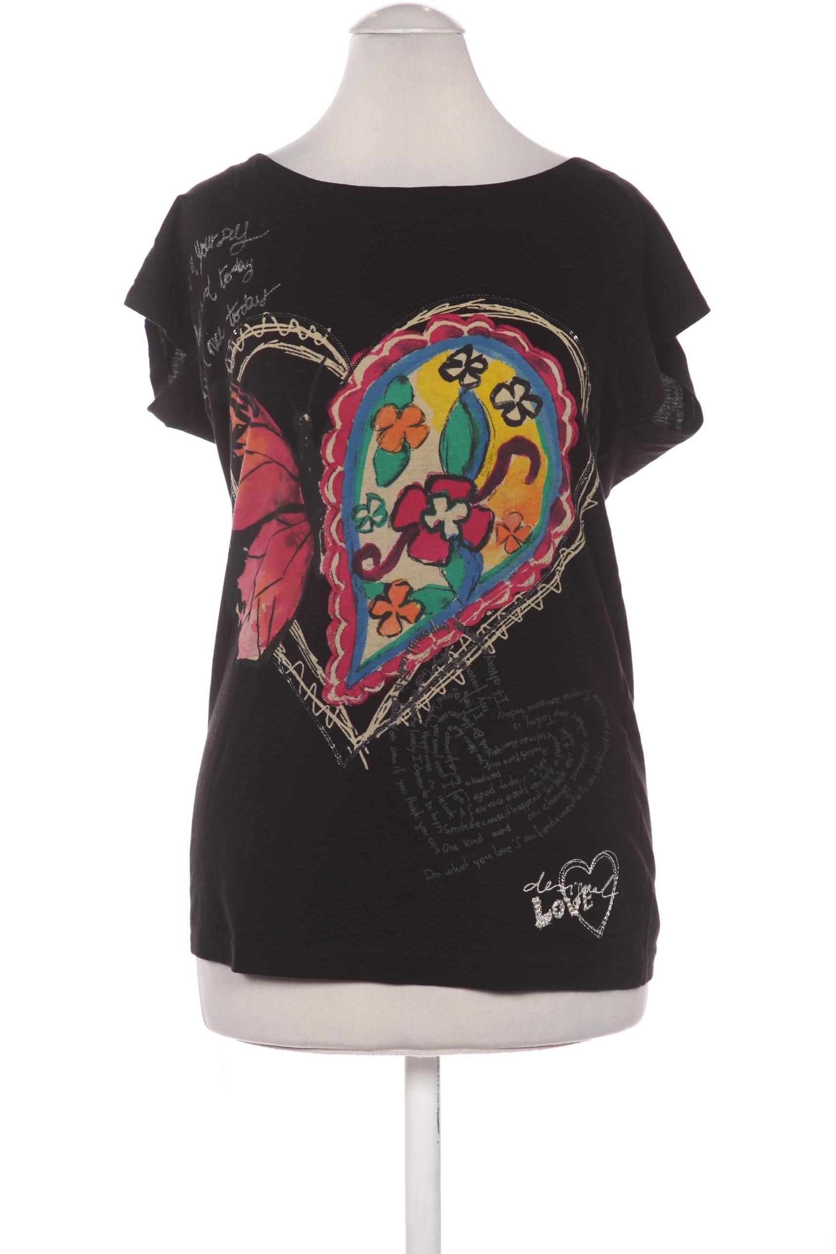 

Desigual Damen T-Shirt, schwarz, Gr. 36