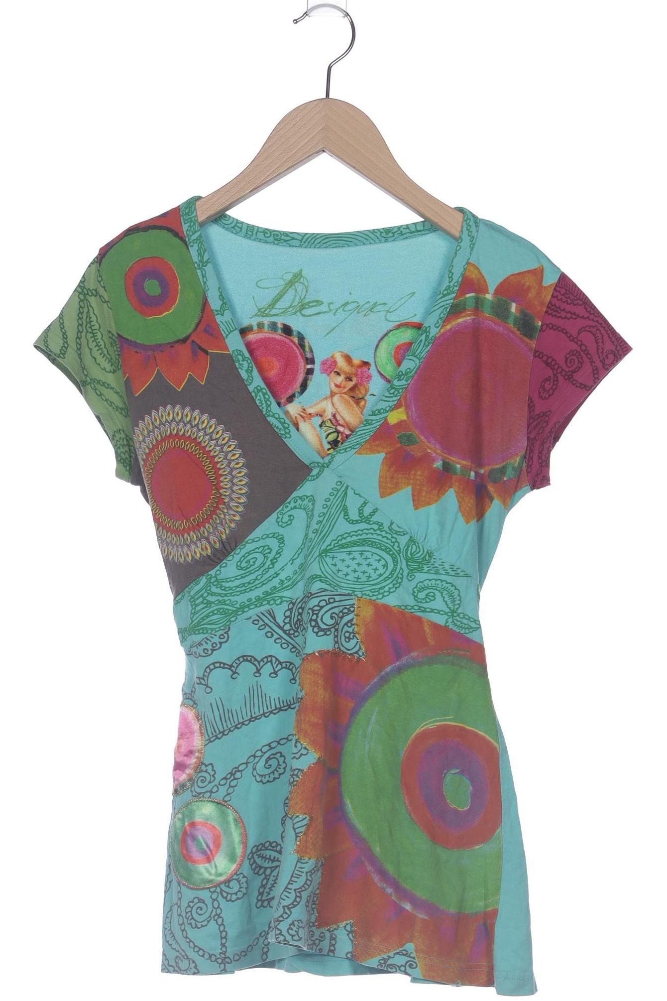 

Desigual Damen T-Shirt, blau, Gr. 38