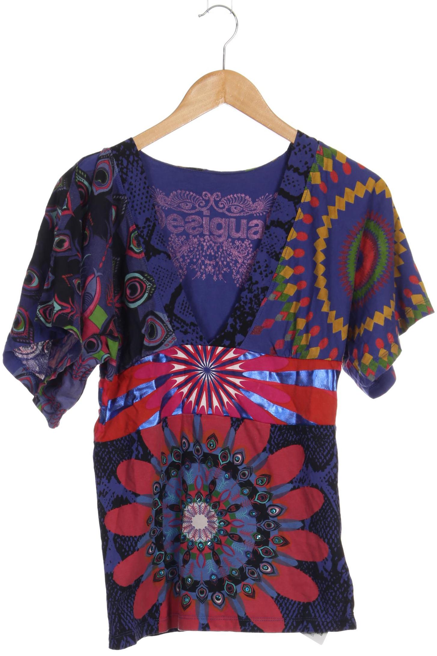 

Desigual Damen T-Shirt, blau, Gr. 38
