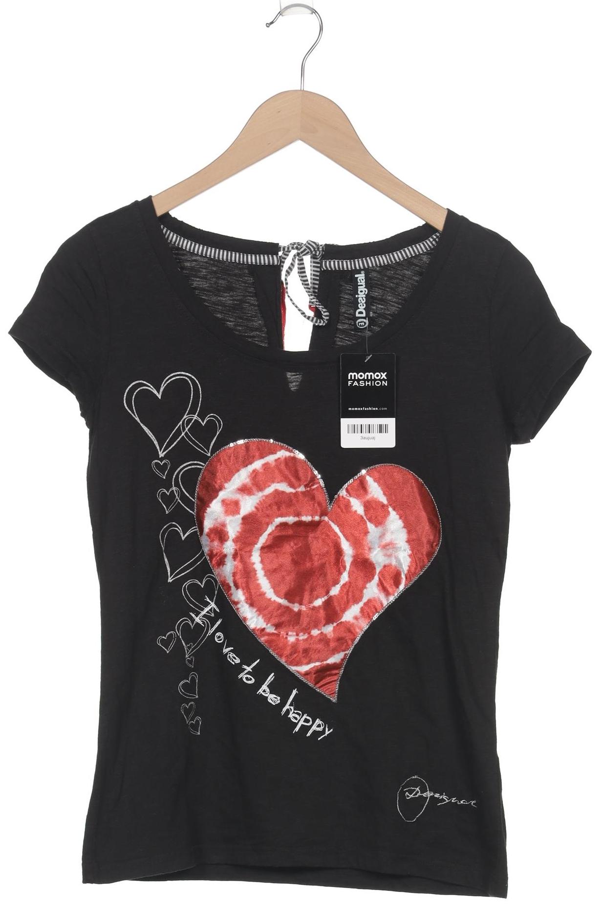 

Desigual Damen T-Shirt, schwarz, Gr. 38