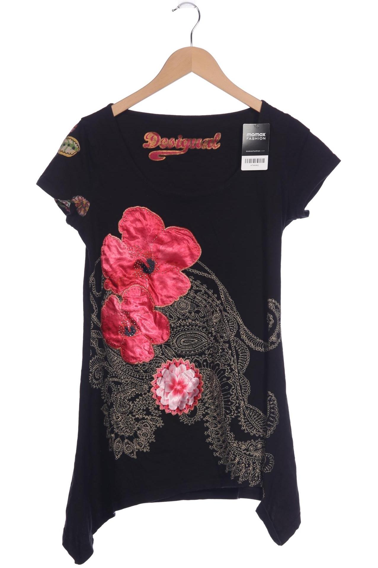 

Desigual Damen T-Shirt, schwarz, Gr. 42