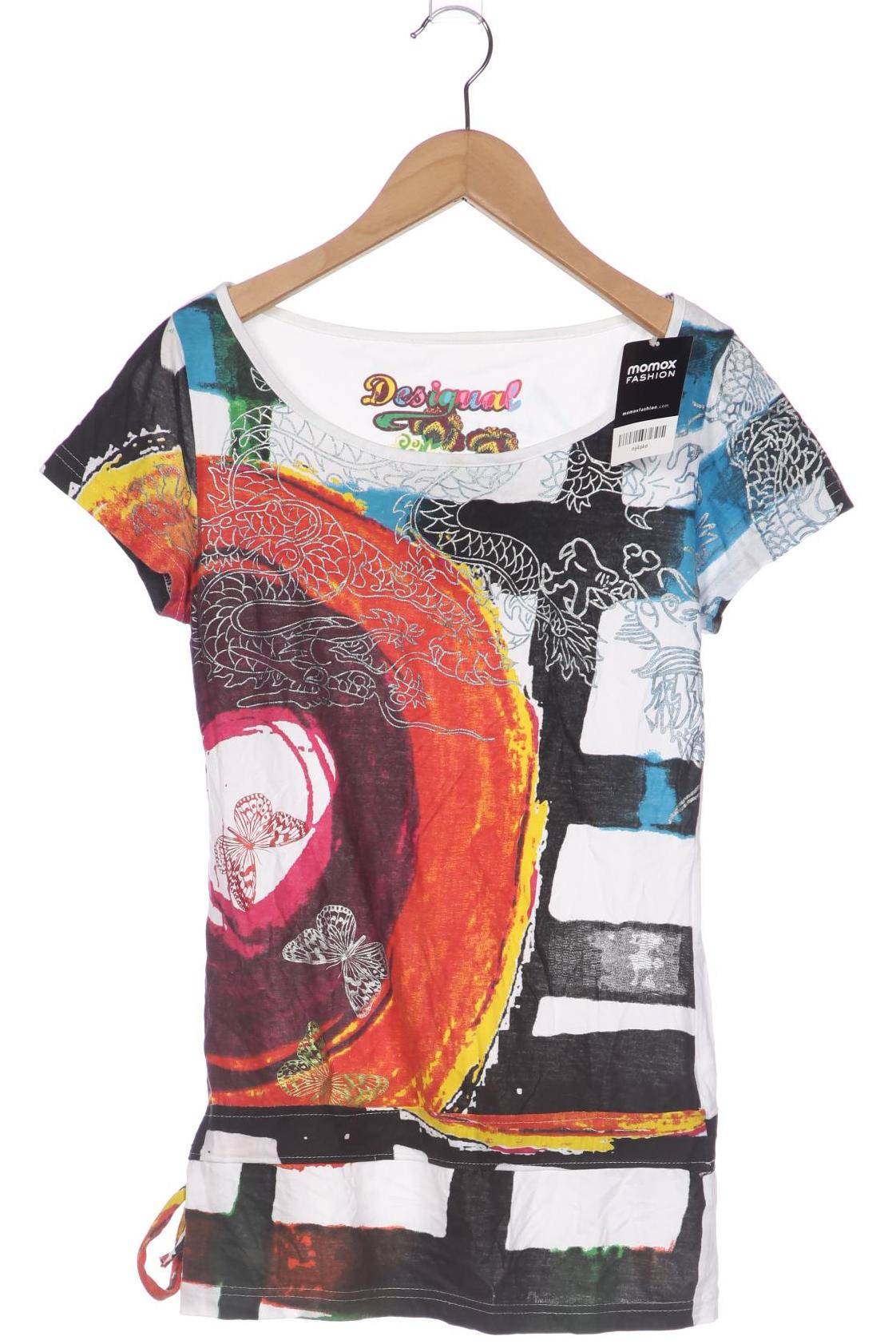 

Desigual Damen T-Shirt, mehrfarbig, Gr. 34