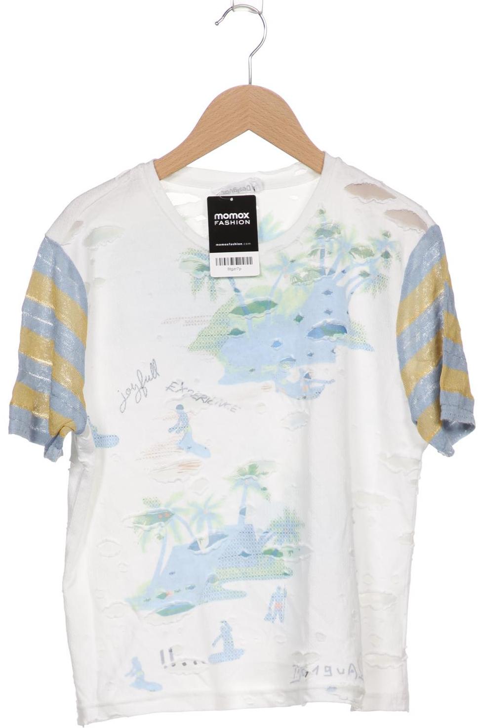 

Desigual Damen T-Shirt, weiß, Gr. 44