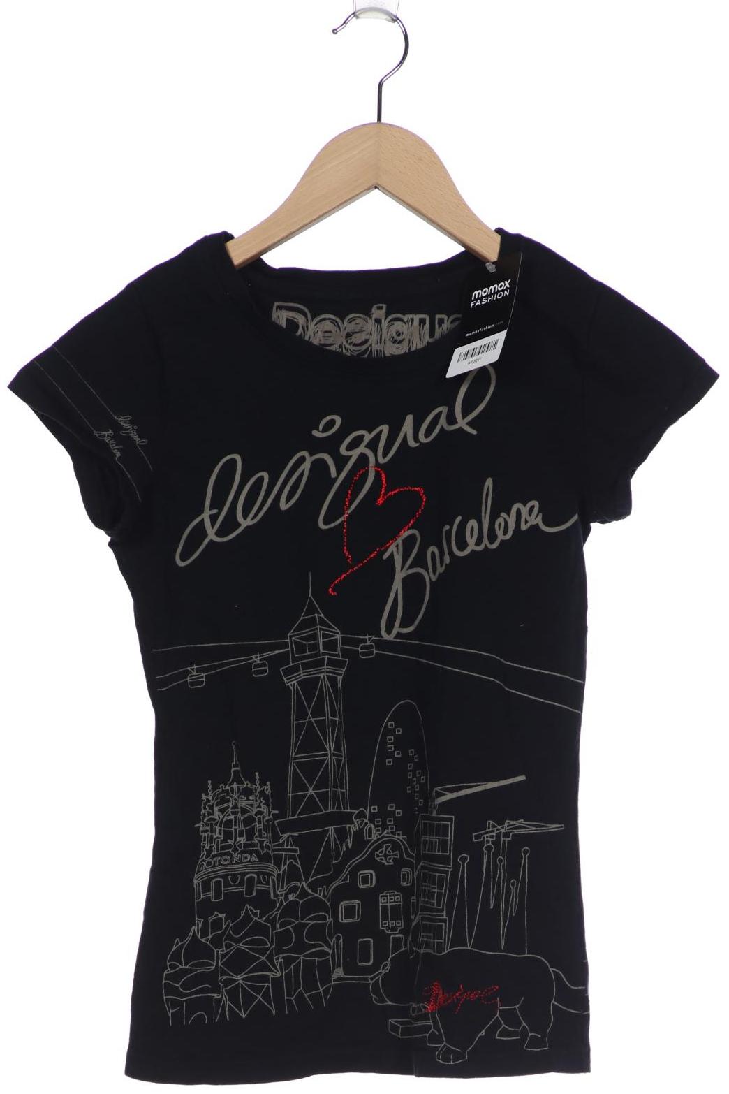 

Desigual Damen T-Shirt, schwarz, Gr. 36