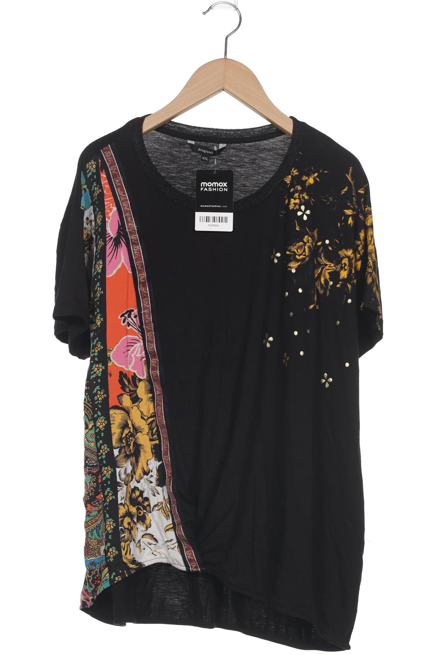 

Desigual Damen T-Shirt, schwarz, Gr. 46