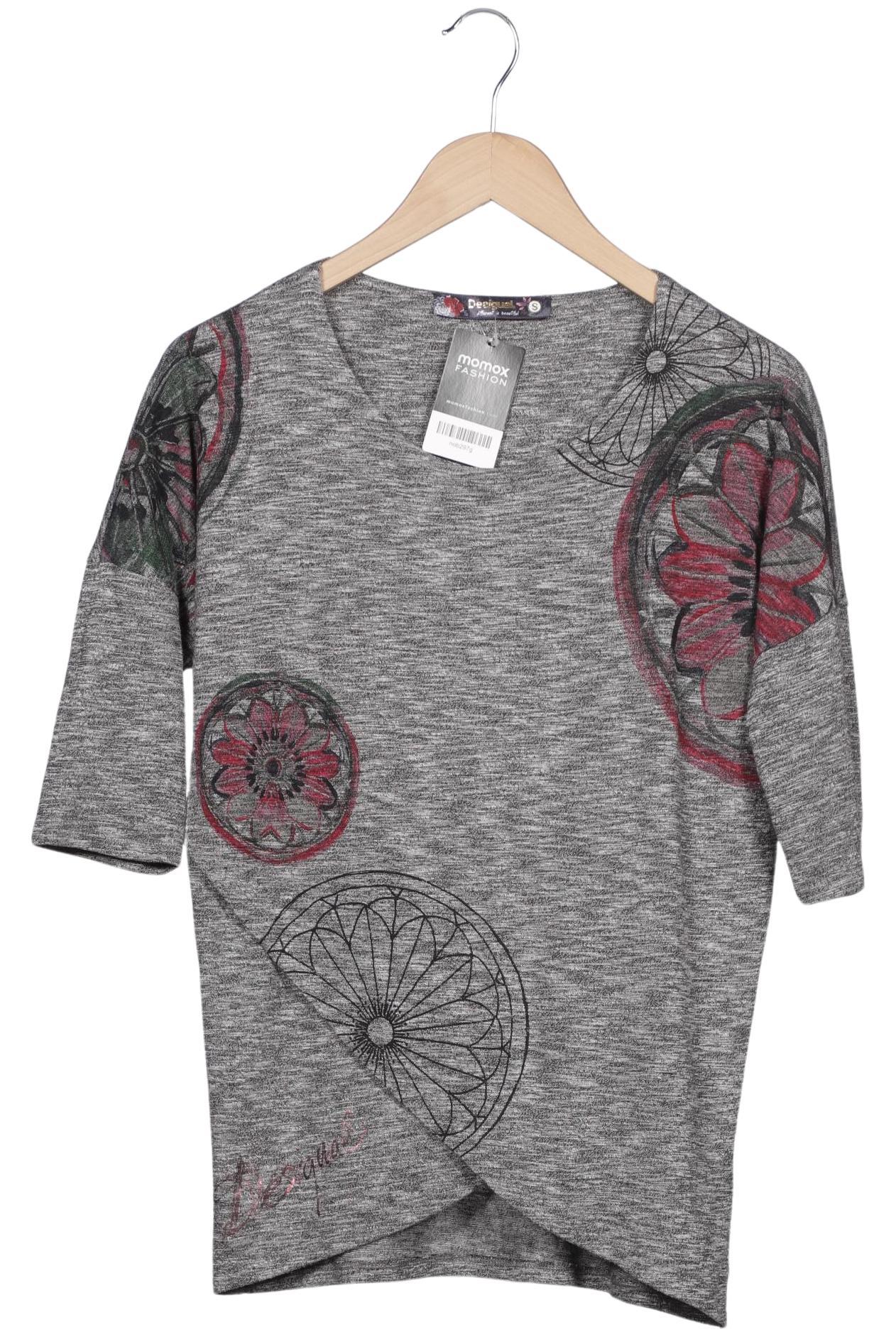 

Desigual Damen T-Shirt, grau, Gr. 36