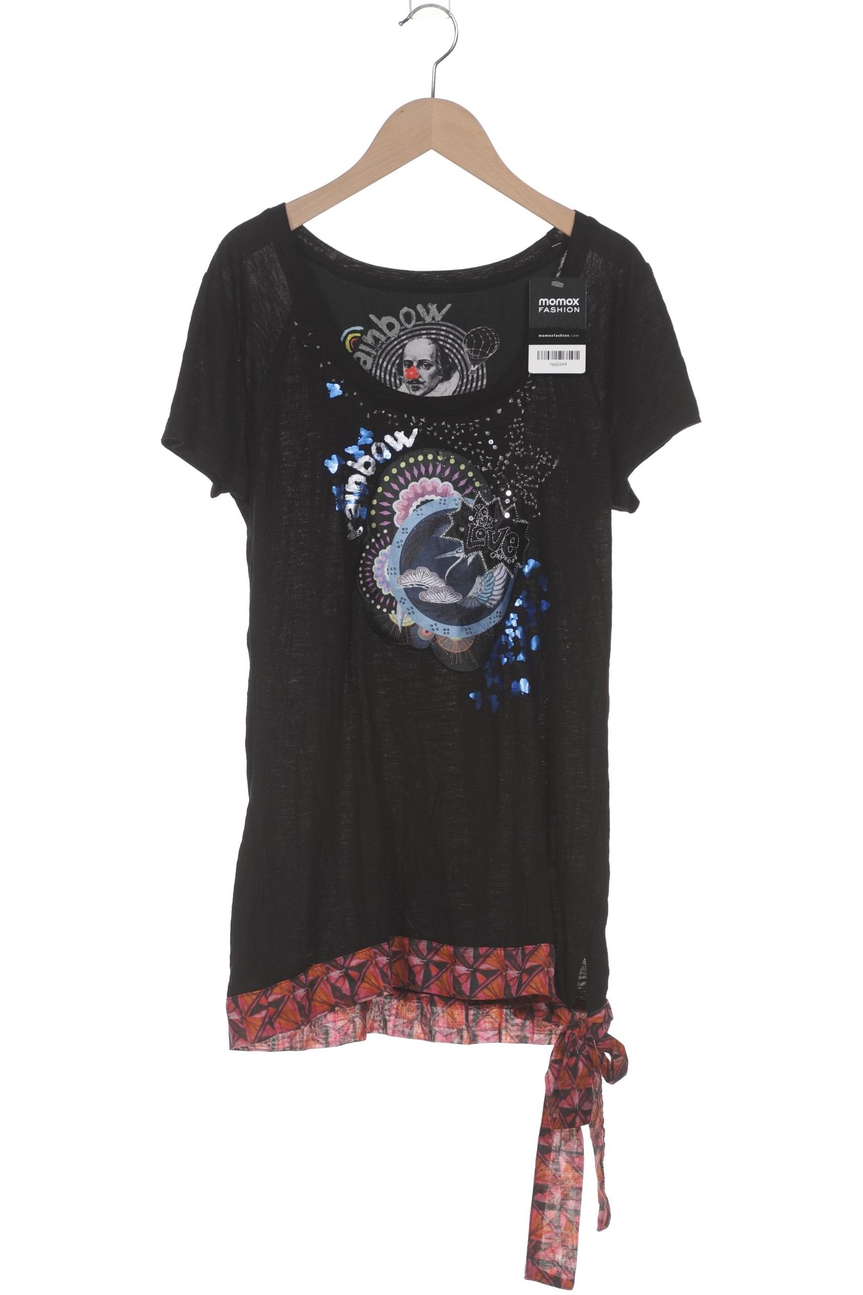 

Desigual Damen T-Shirt, schwarz, Gr. 44