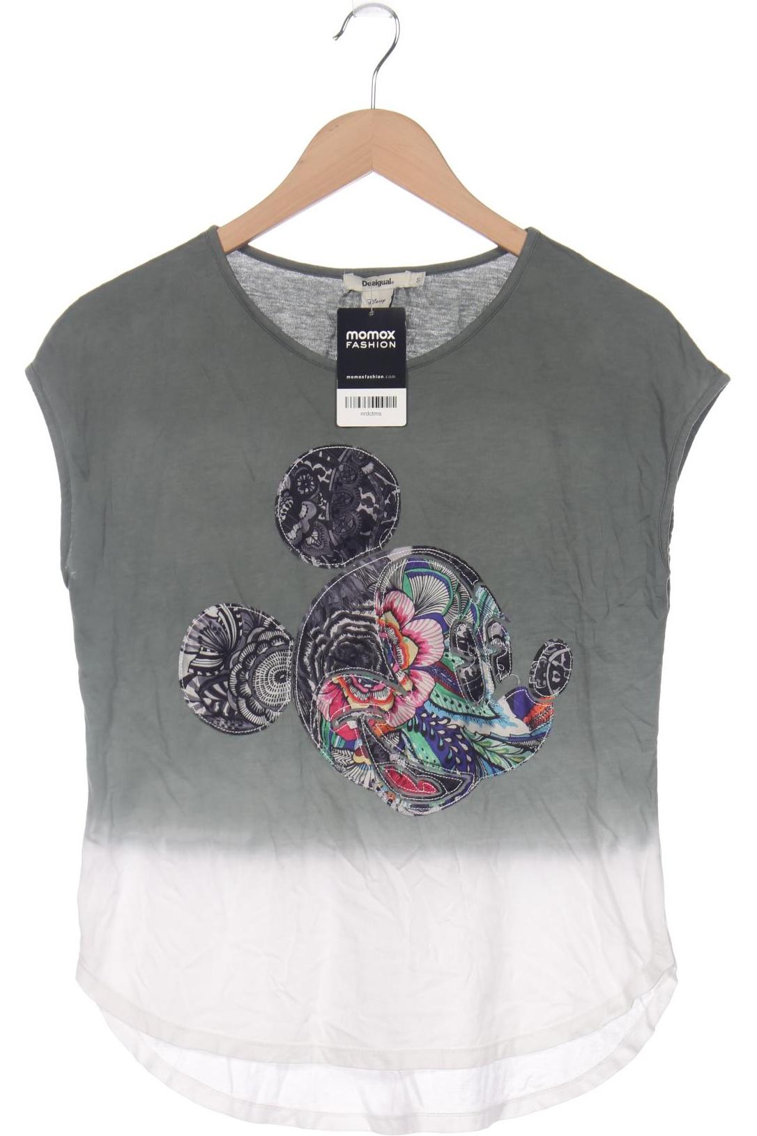 

Desigual Damen T-Shirt, grün, Gr. 36