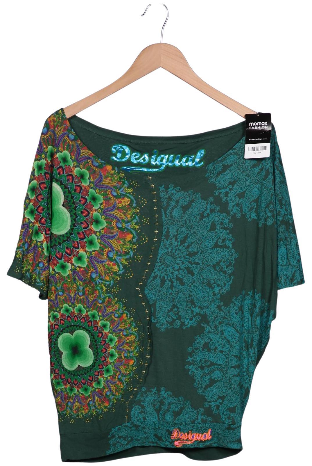 

Desigual Damen T-Shirt, grün, Gr. 36