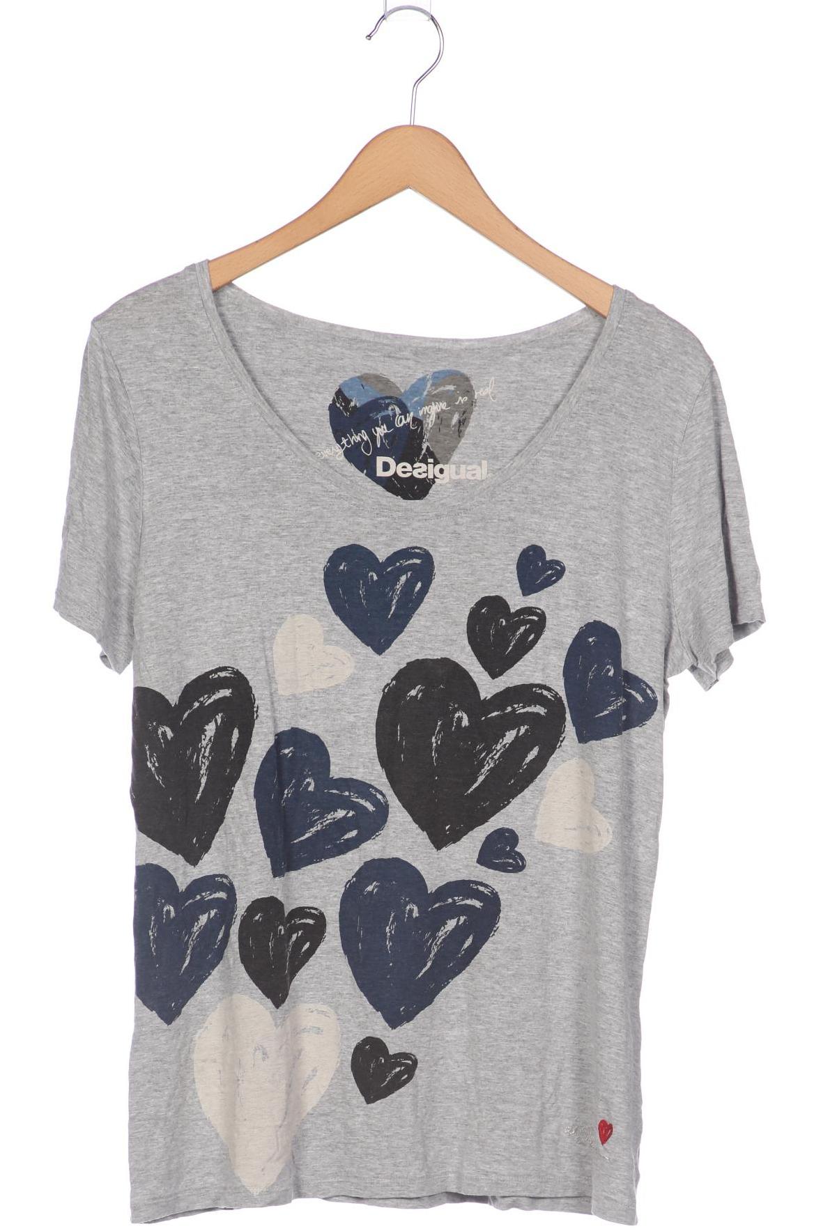 

Desigual Damen T-Shirt, grau, Gr. 44