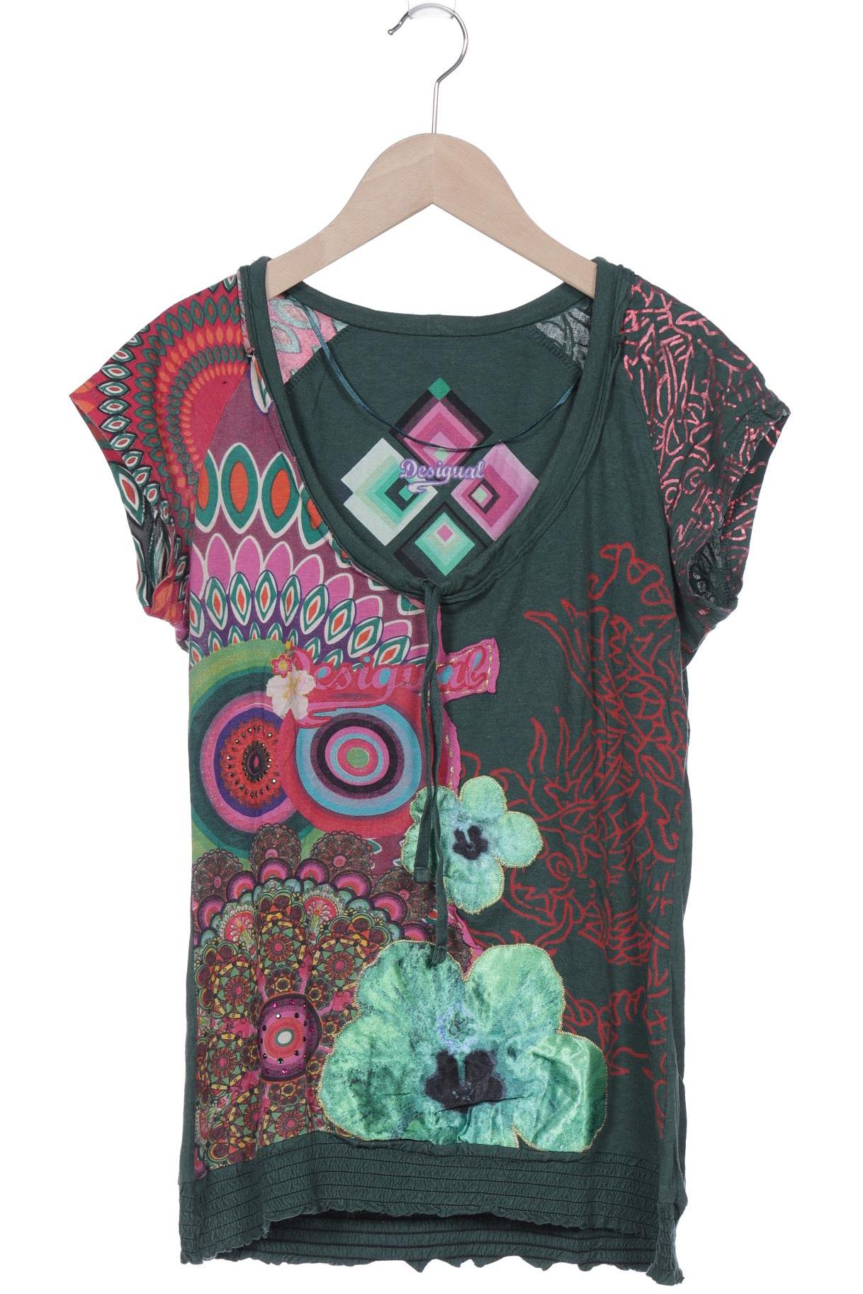 

Desigual Damen T-Shirt, grün, Gr. 36