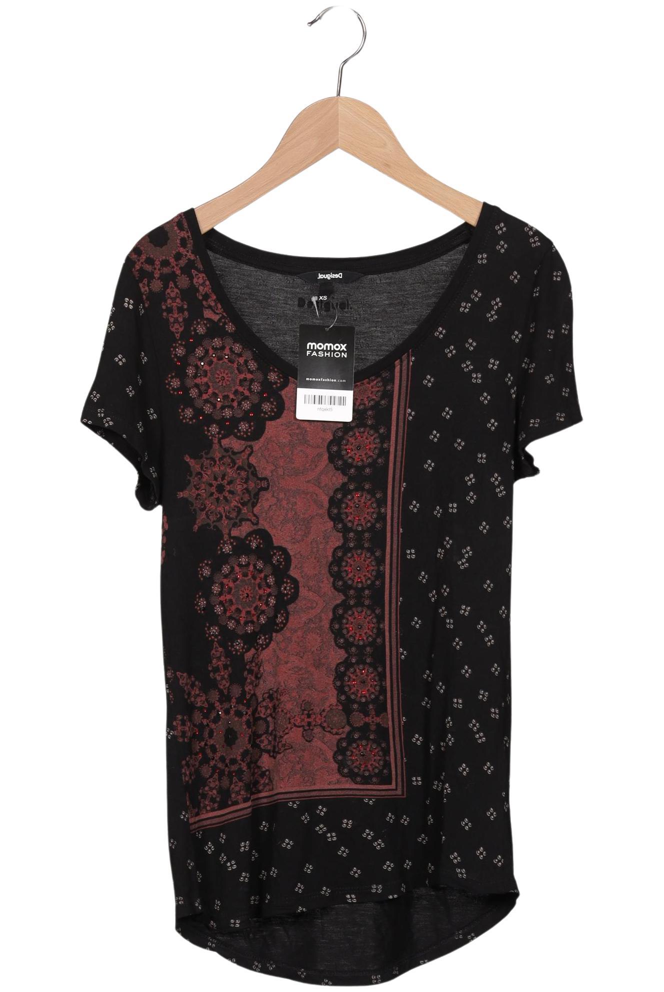 

Desigual Damen T-Shirt, schwarz, Gr. 34