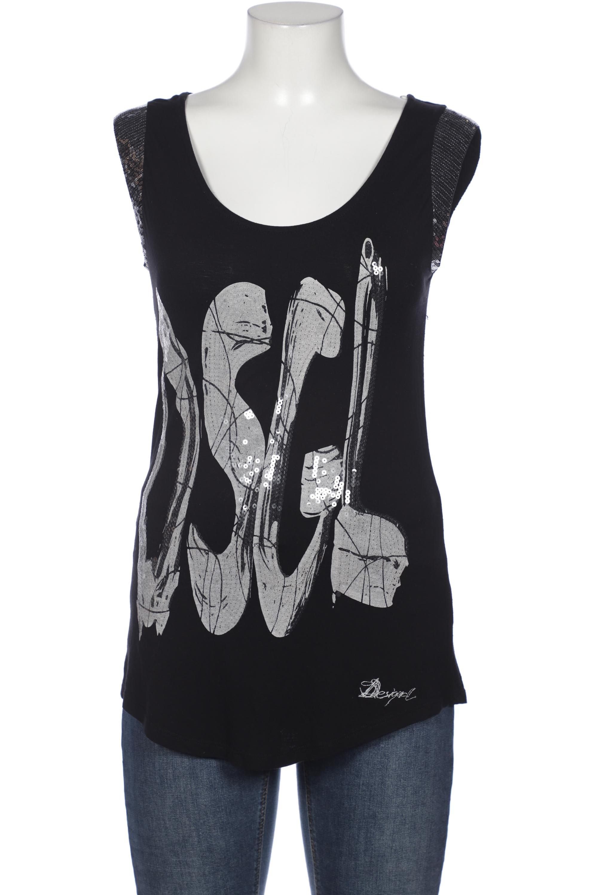

Desigual Damen T-Shirt, schwarz