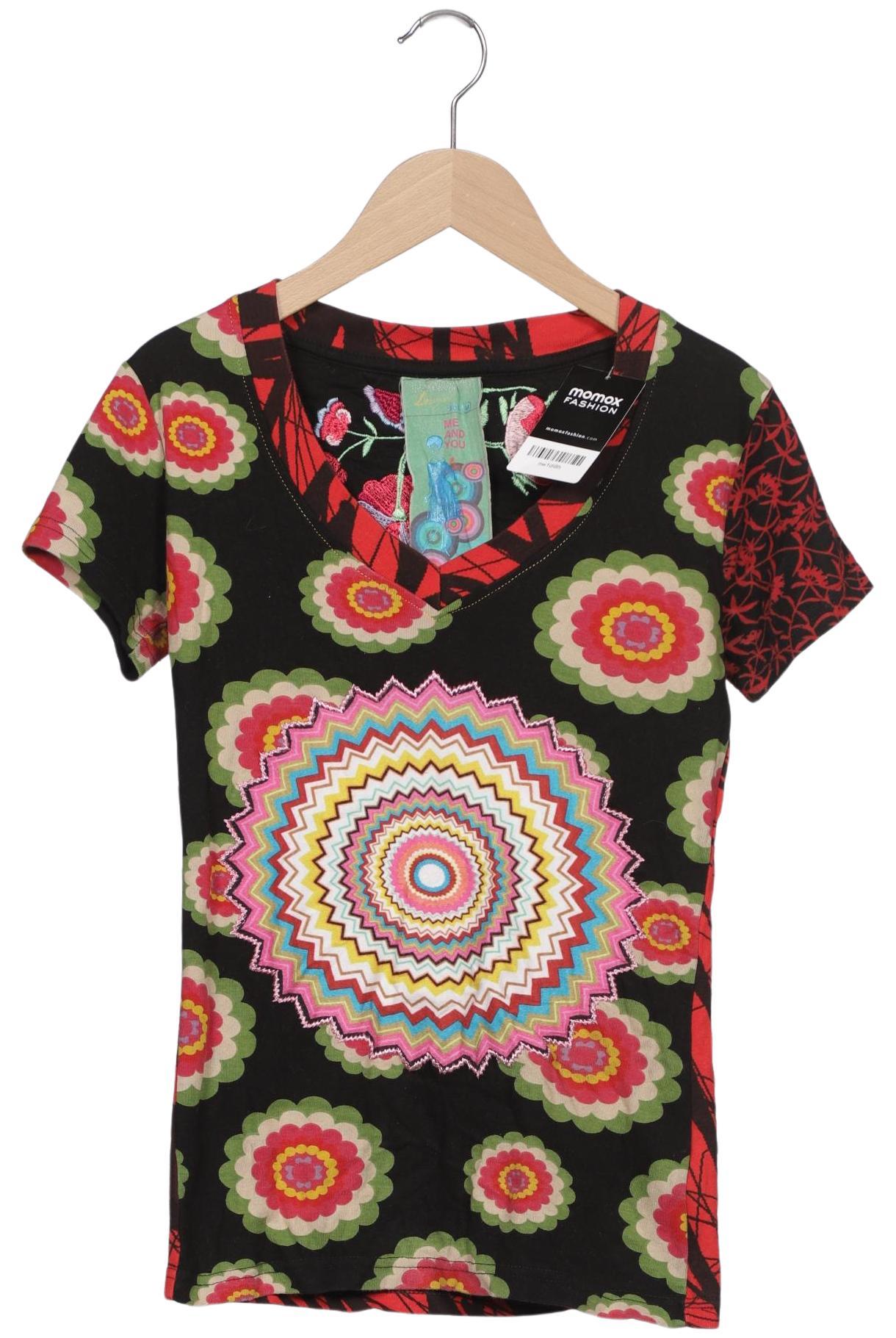 

Desigual Damen T-Shirt, mehrfarbig, Gr. 38