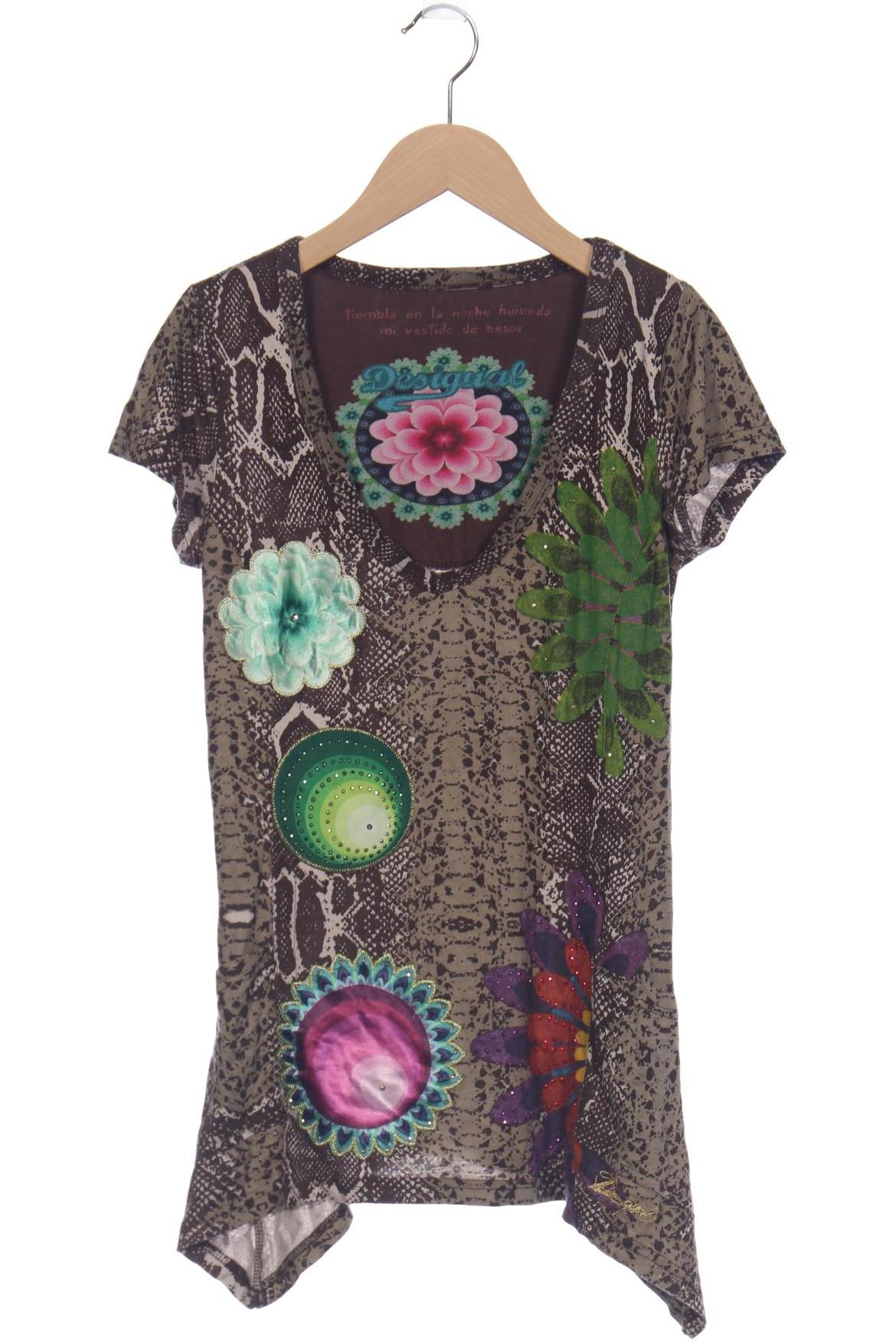 

Desigual Damen T-Shirt, braun