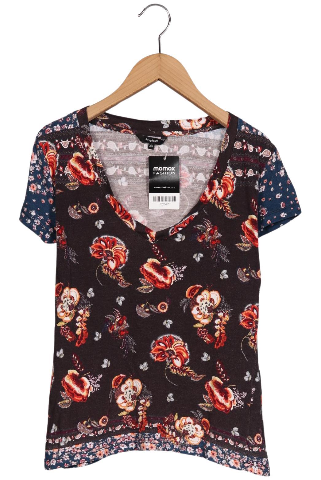 

Desigual Damen T-Shirt, braun, Gr. 34