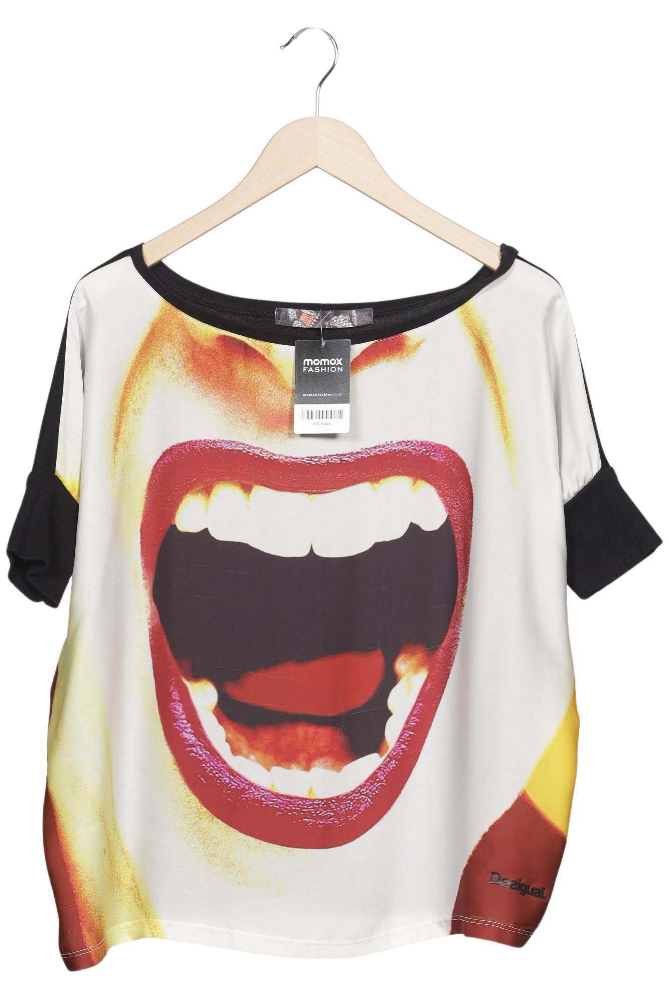 

Desigual Damen T-Shirt, mehrfarbig, Gr. 38