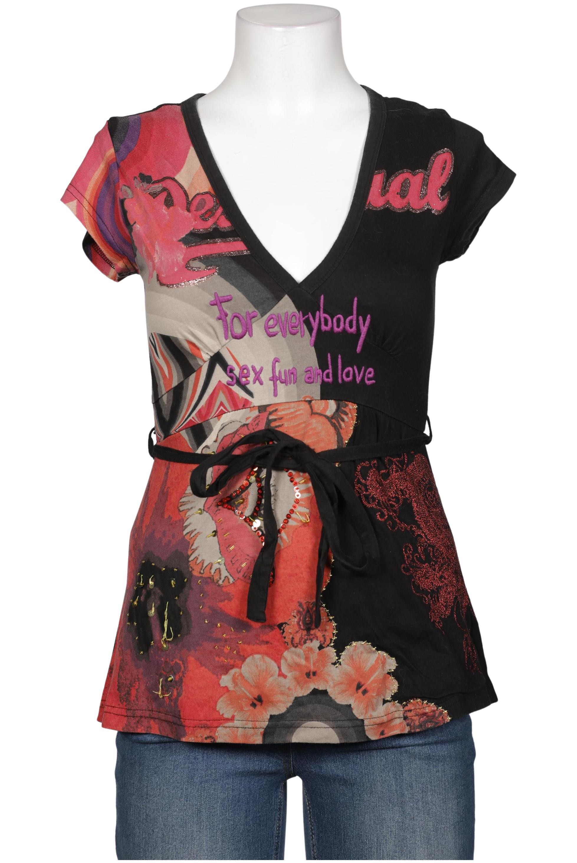 

Desigual Damen T-Shirt, schwarz, Gr. 38
