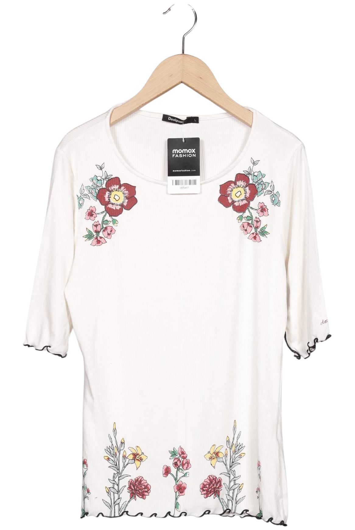 

Desigual Damen T-Shirt, weiß, Gr. 42