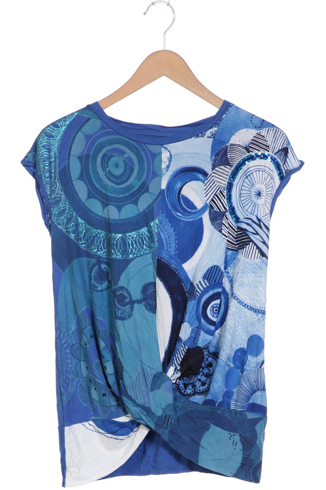 

Desigual Damen T-Shirt, blau