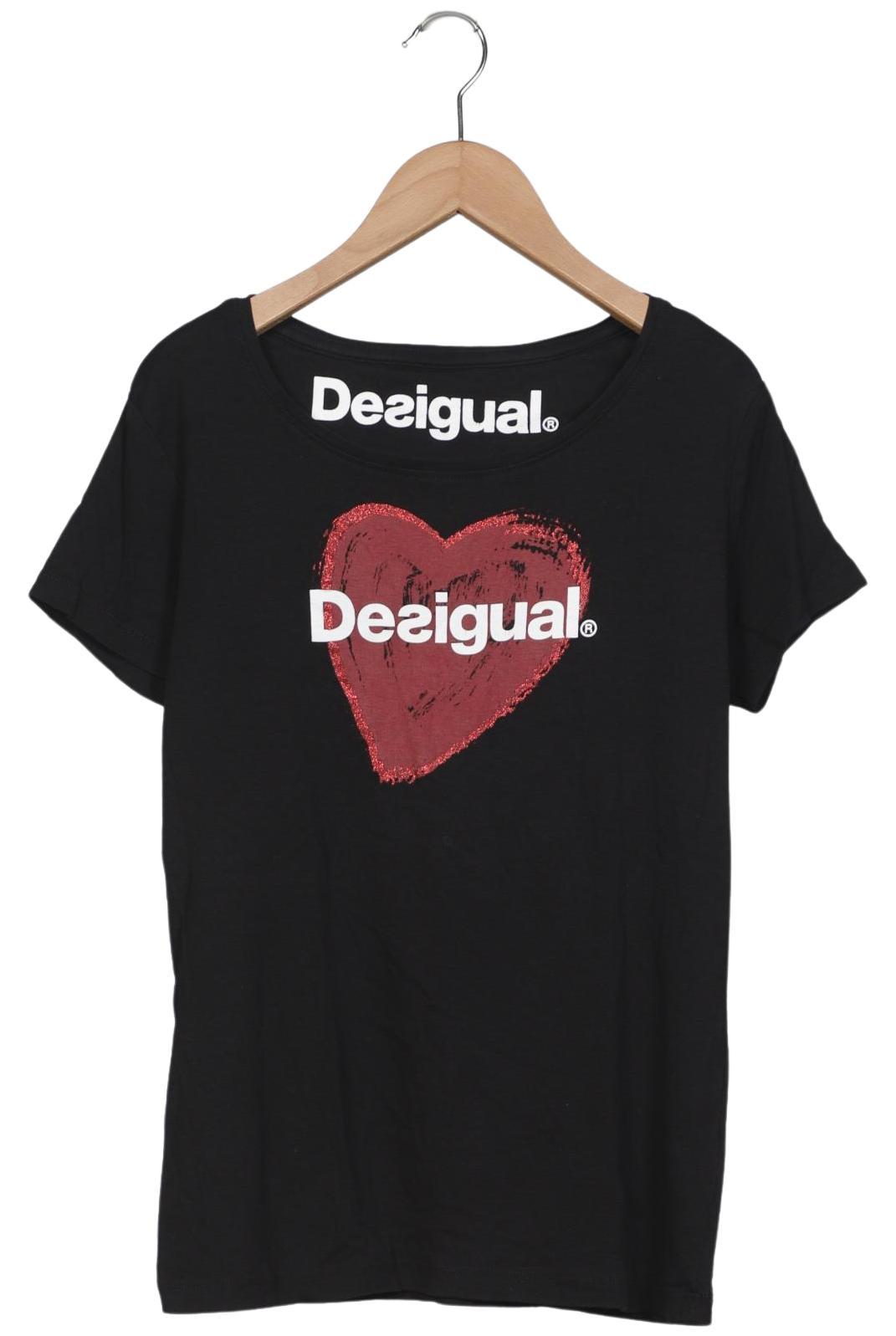 

Desigual Damen T-Shirt, schwarz, Gr. 42