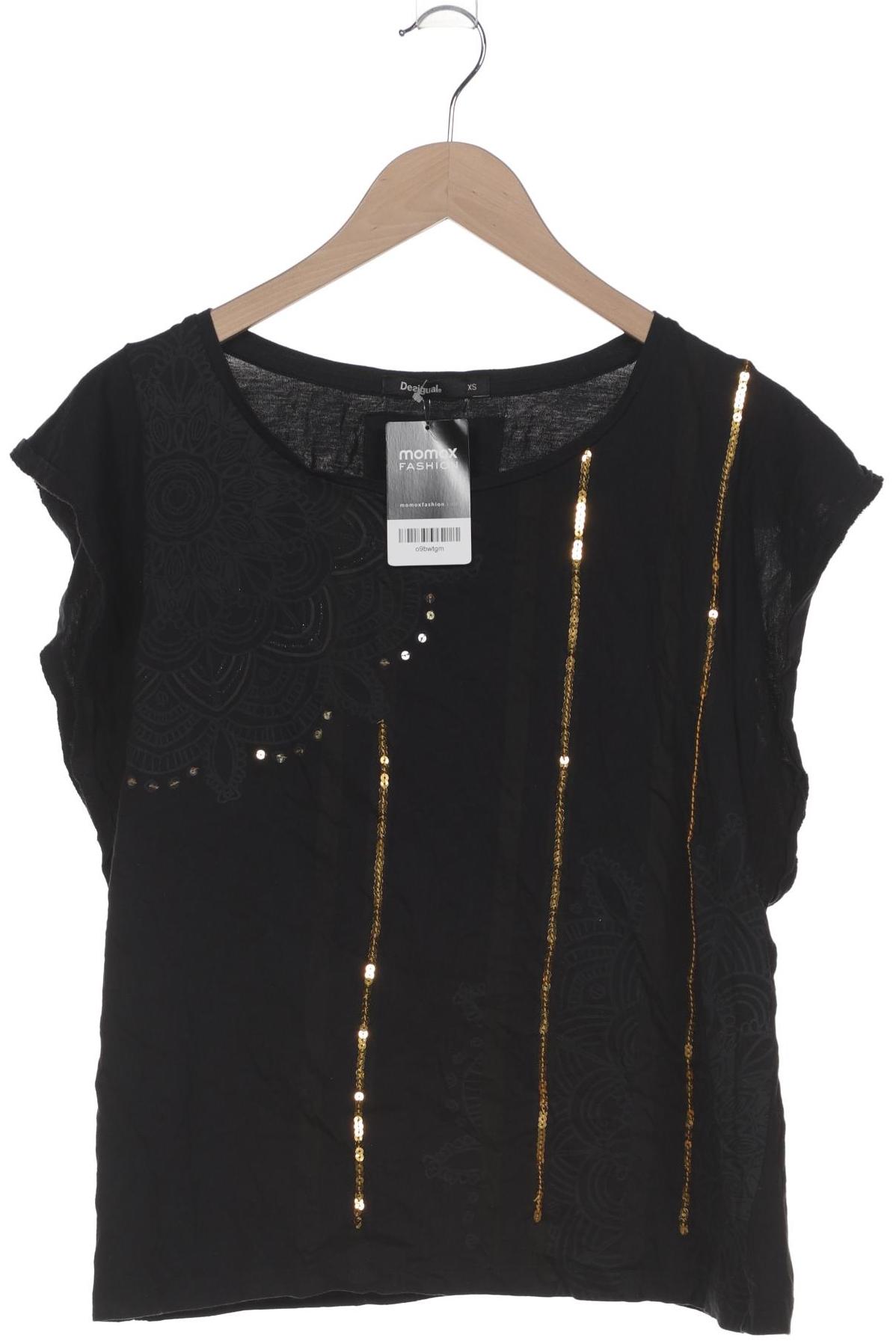 

Desigual Damen T-Shirt, schwarz, Gr. 34
