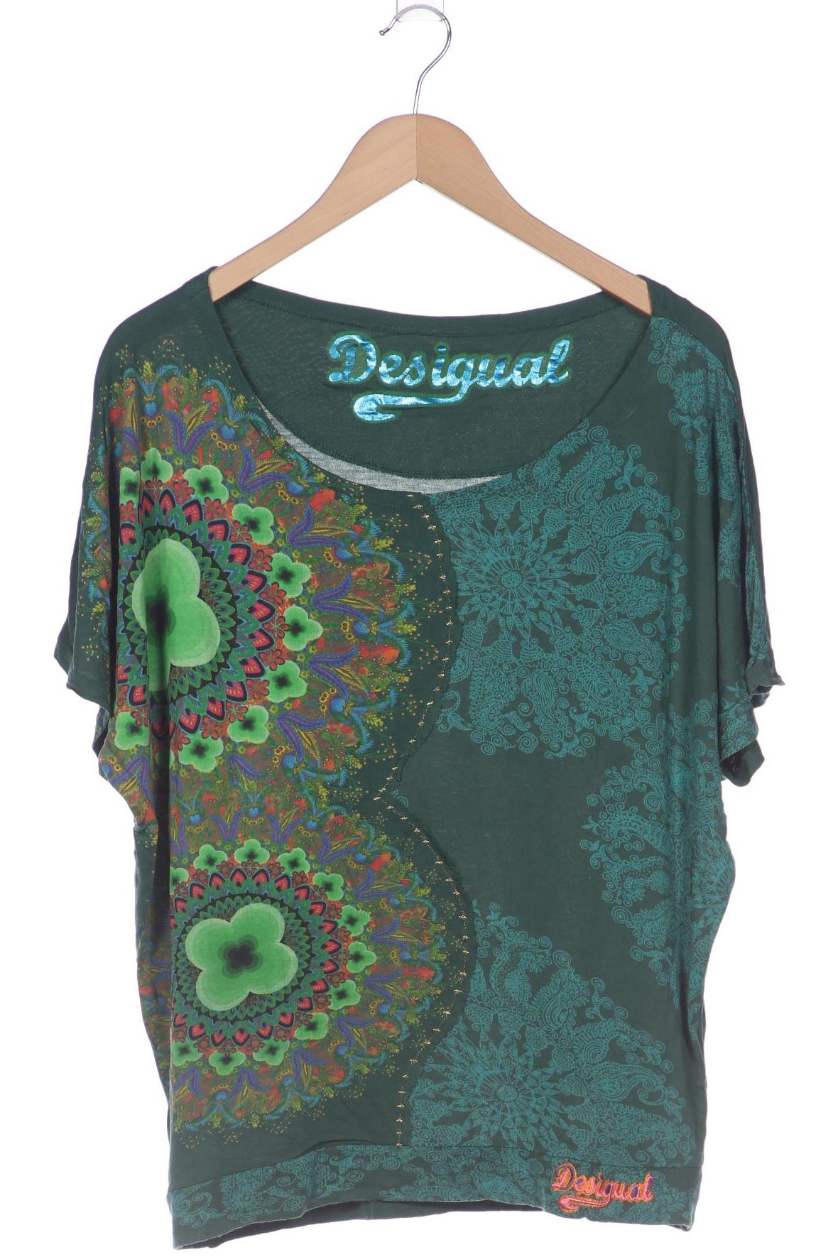 

Desigual Damen T-Shirt, grün, Gr. 42